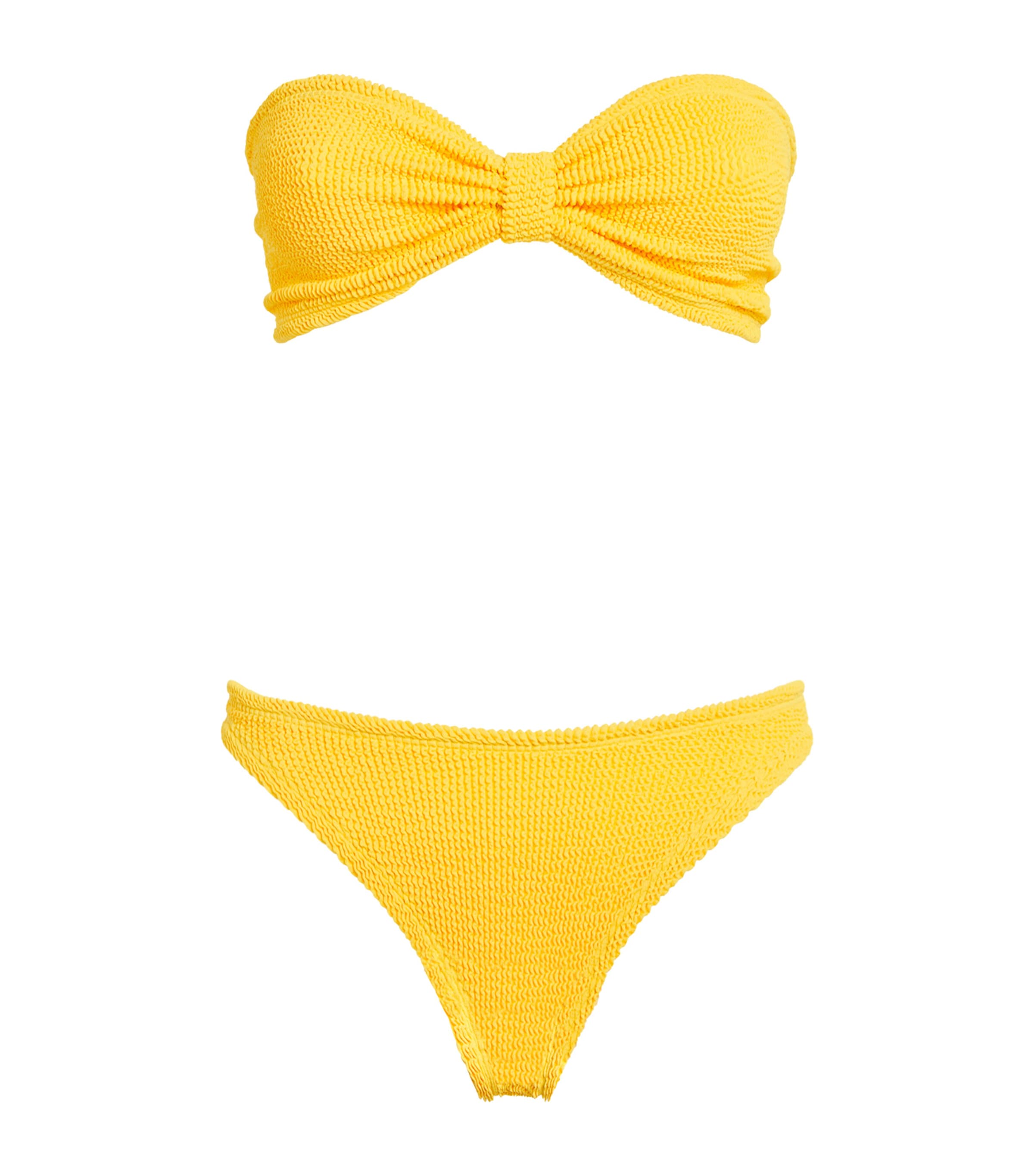 Hunza G Yellow Jean Bikini Harrods UK