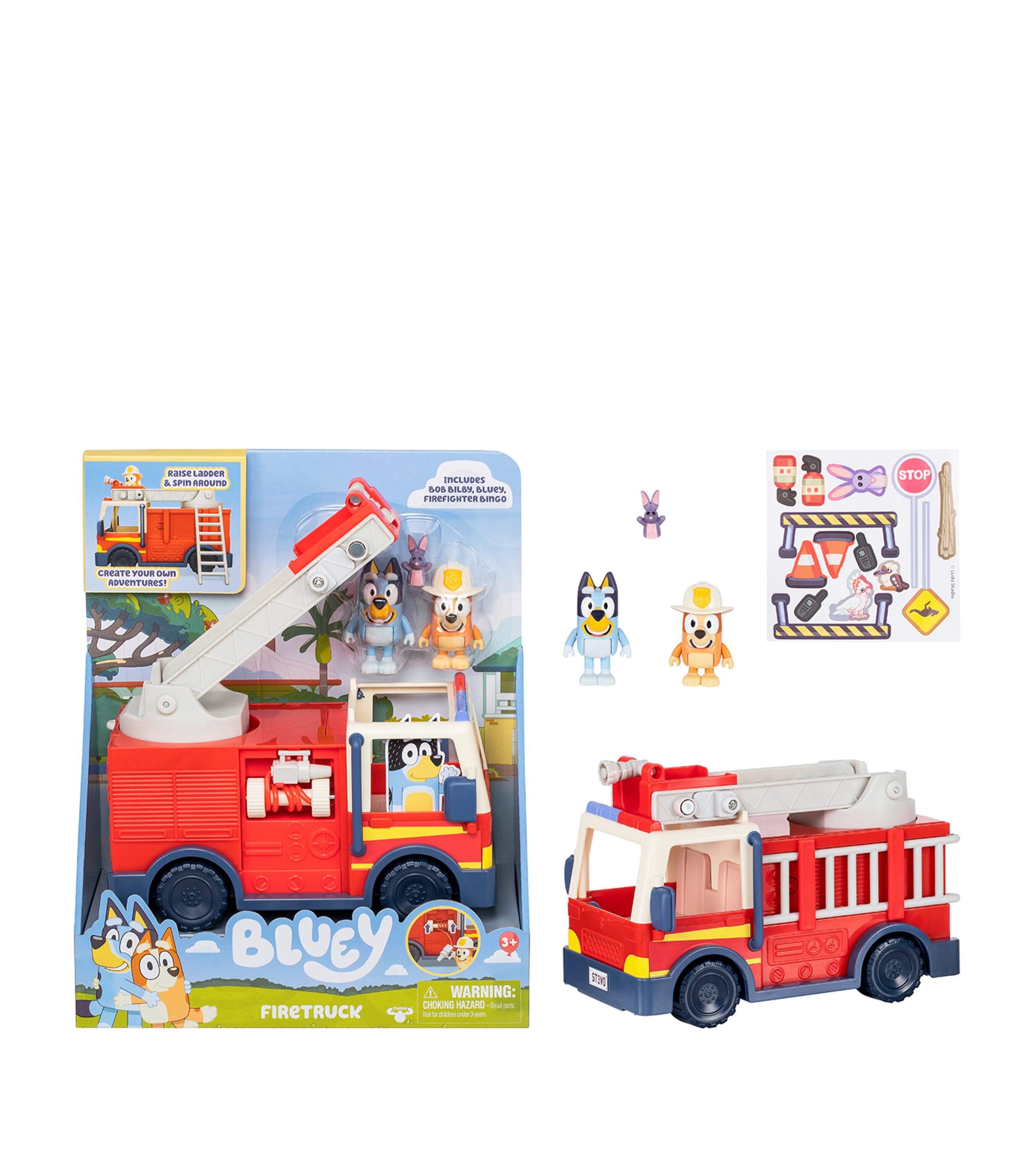 BLUEY Firetruck Play Set Image 1
