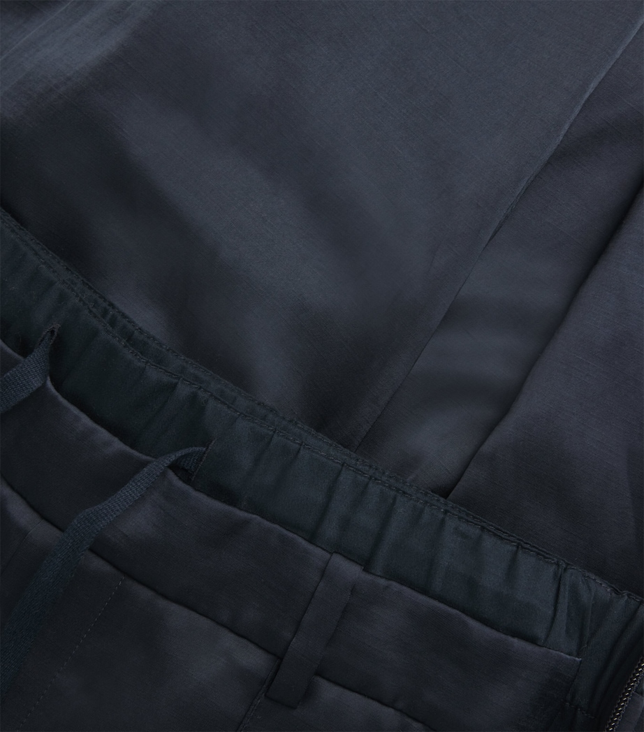 Double-Waistband Tailored Trousers 403CBL Image 5