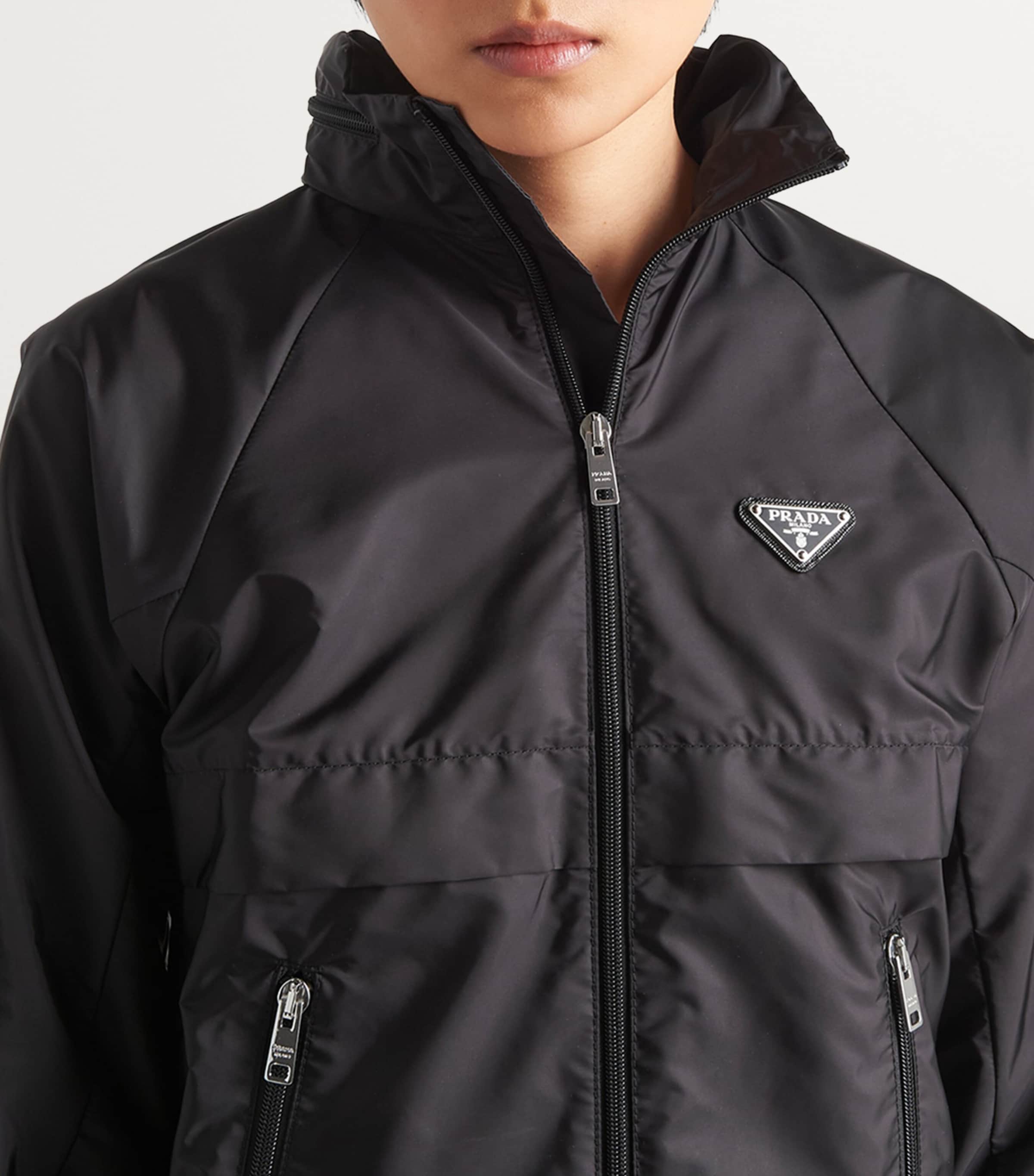 Cropped Re-Nylon Light Jacket F0002 Image 3
