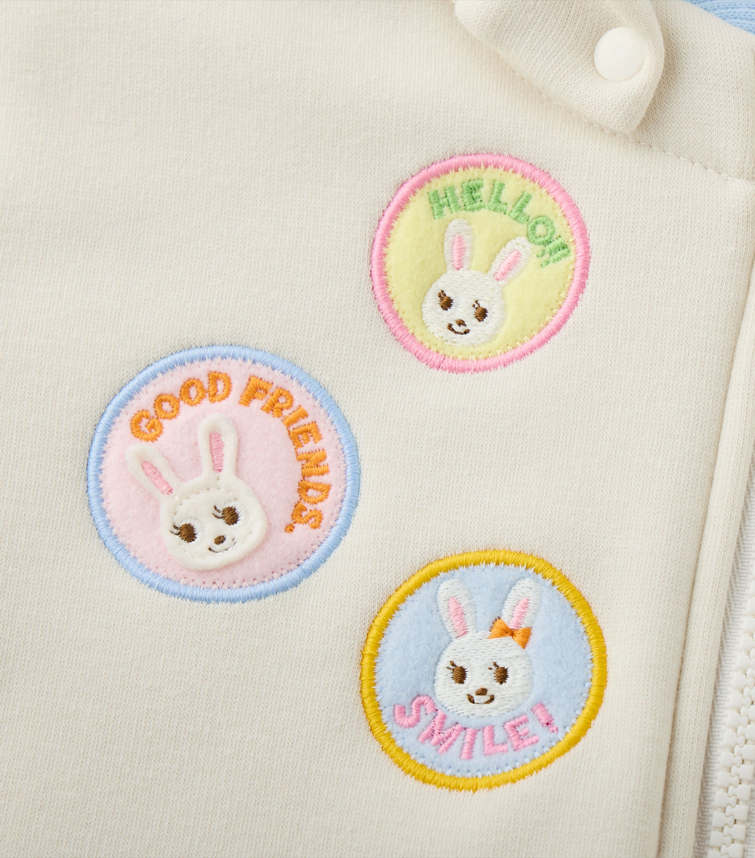 Miki House Appliqué Hooded Bomber Jacket (12 Months-7 Years) Image 6
