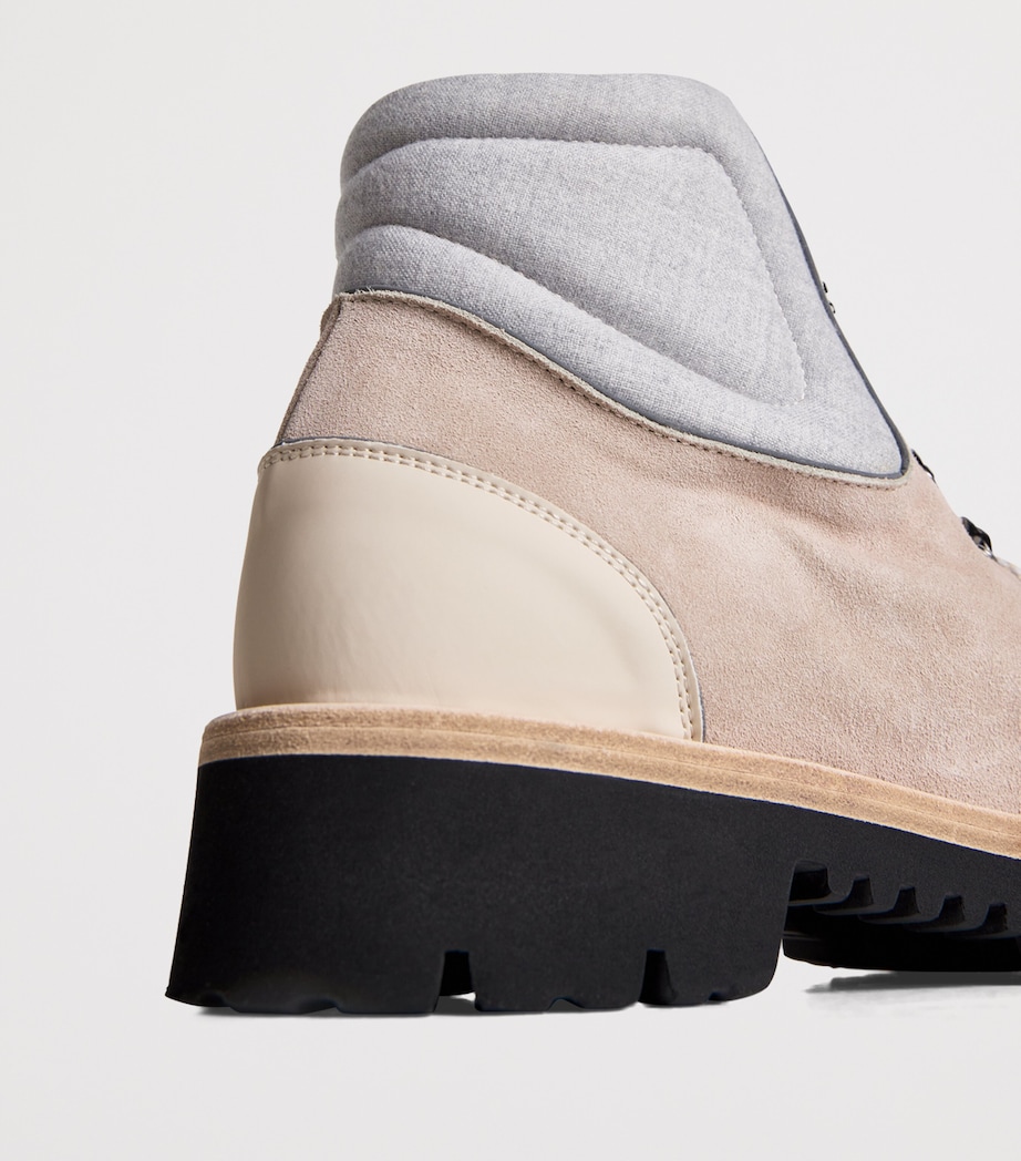 Suede Lace-Up Boots SABBIA E SABBIA Image 5