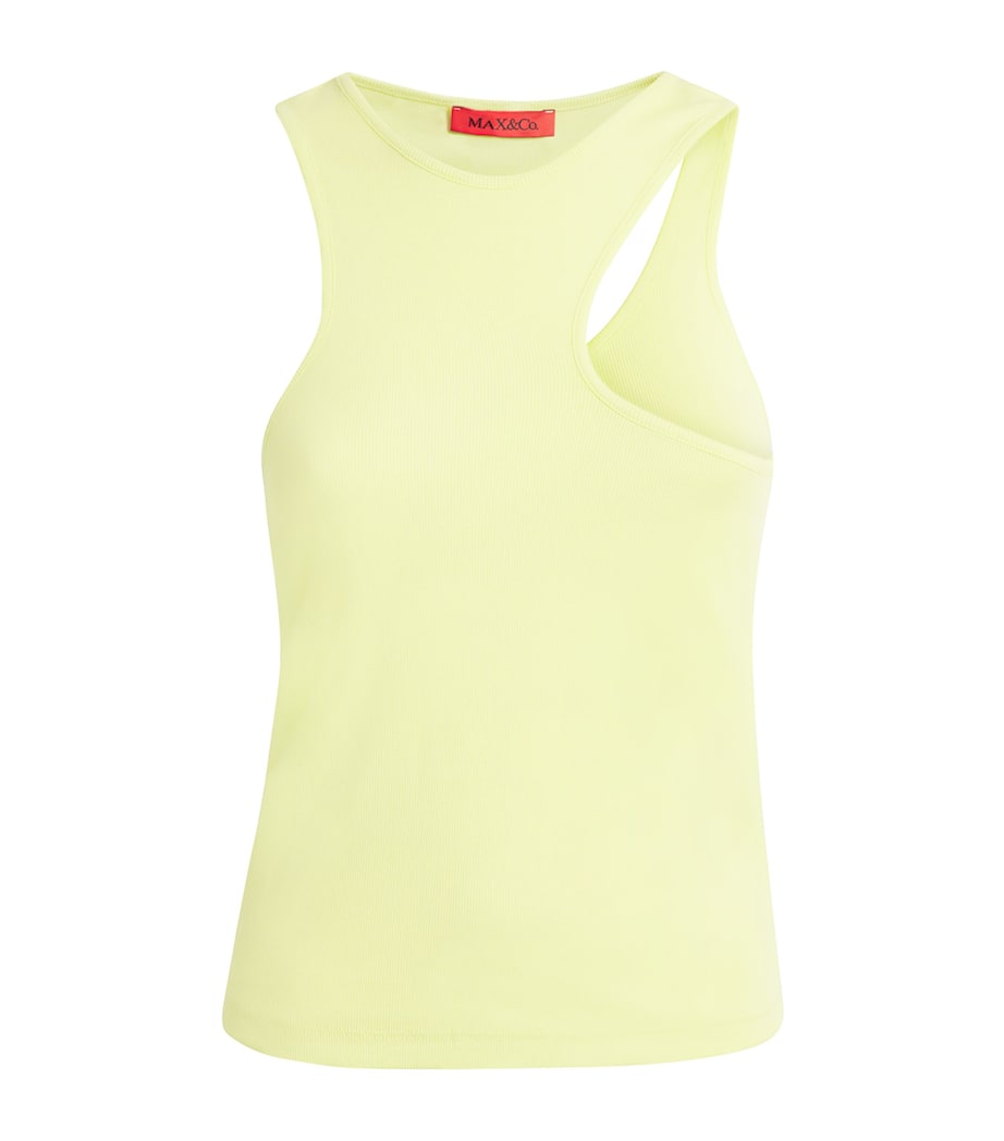 Cut-Out Tank Top YELLOW Image 1