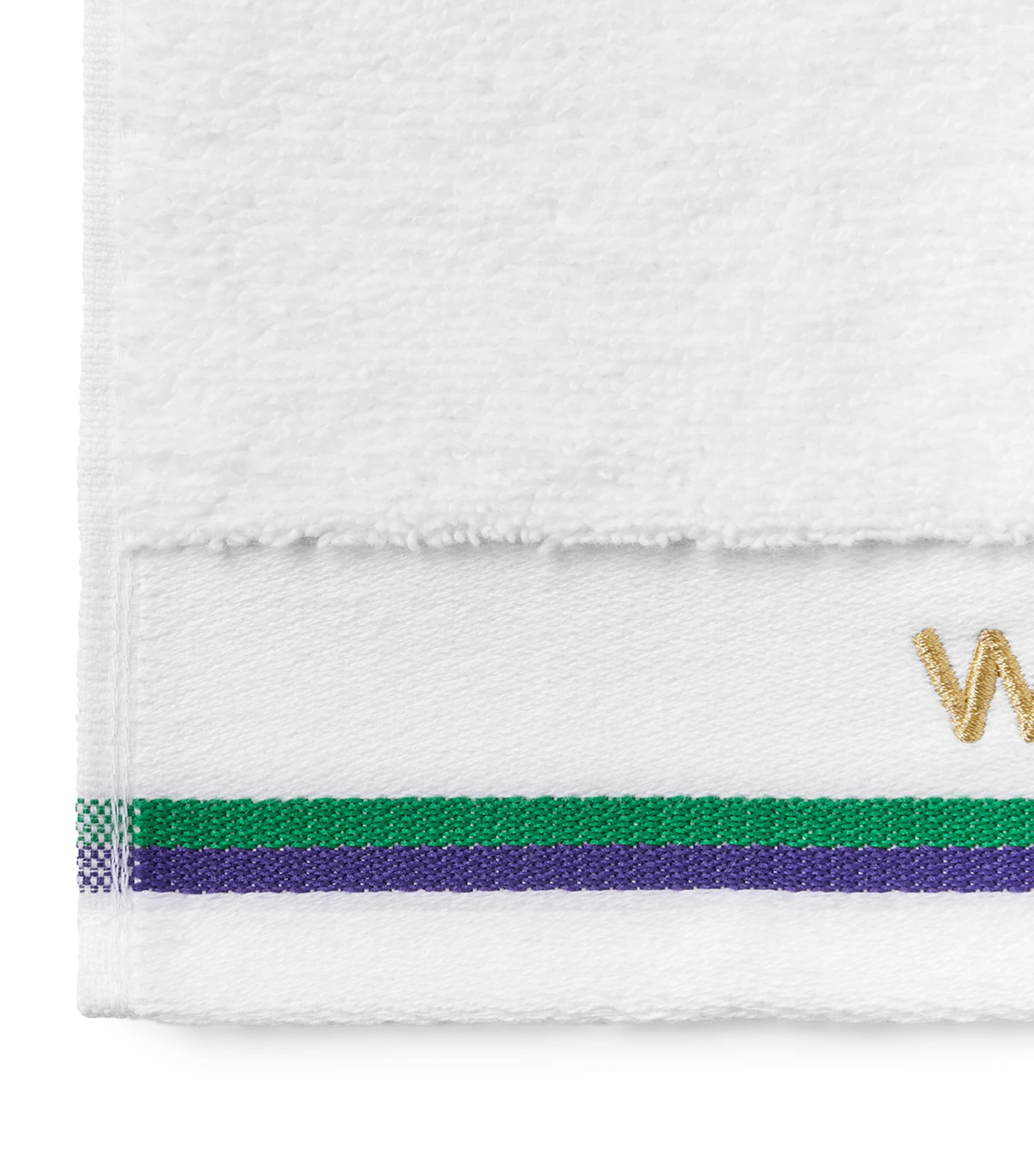 x Wimbledon Sports Guest Towel (40cm x 70cm) WHITE Image 2