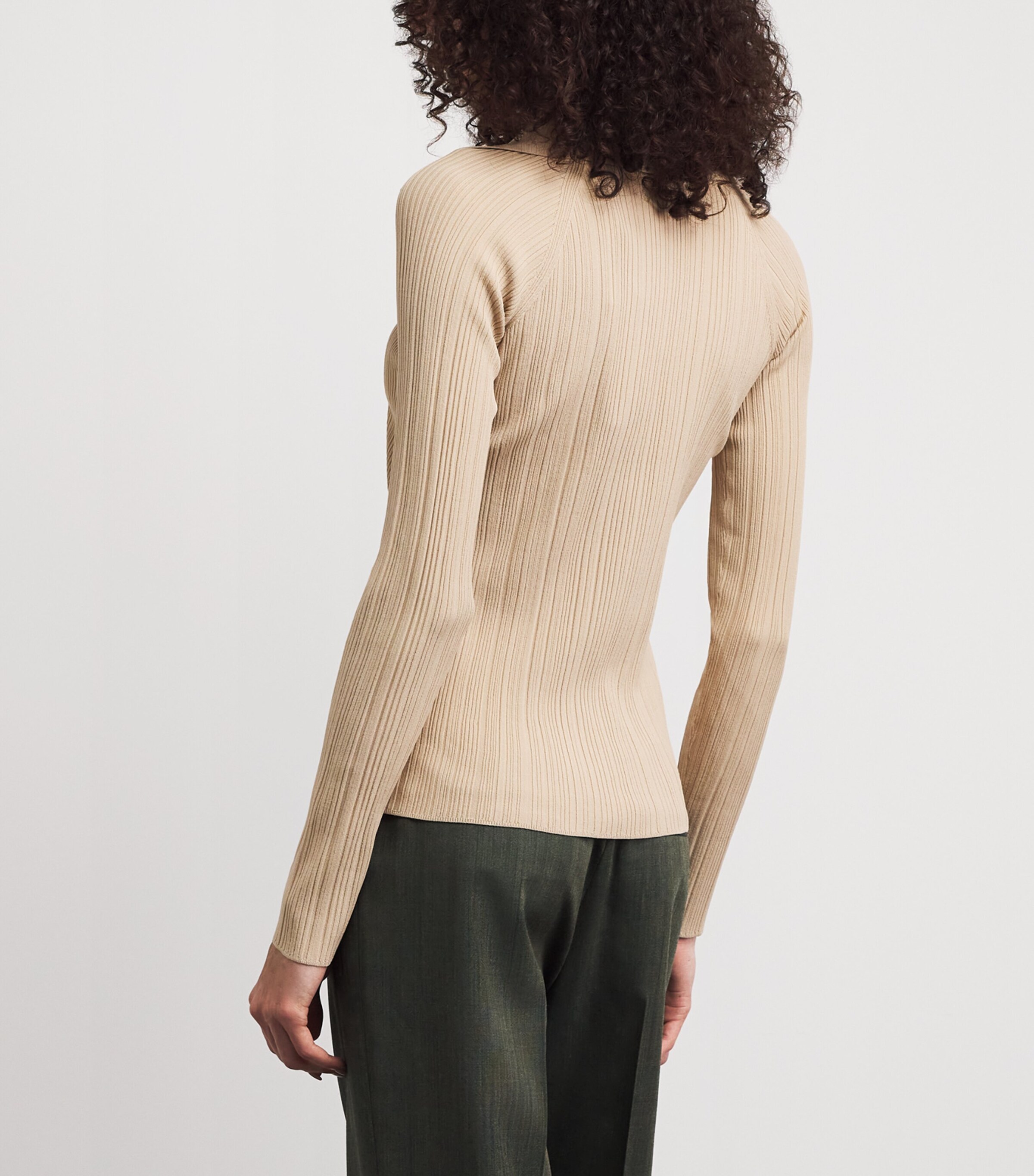 Joseph Womens Plissé Chelia Top Powder Image 5