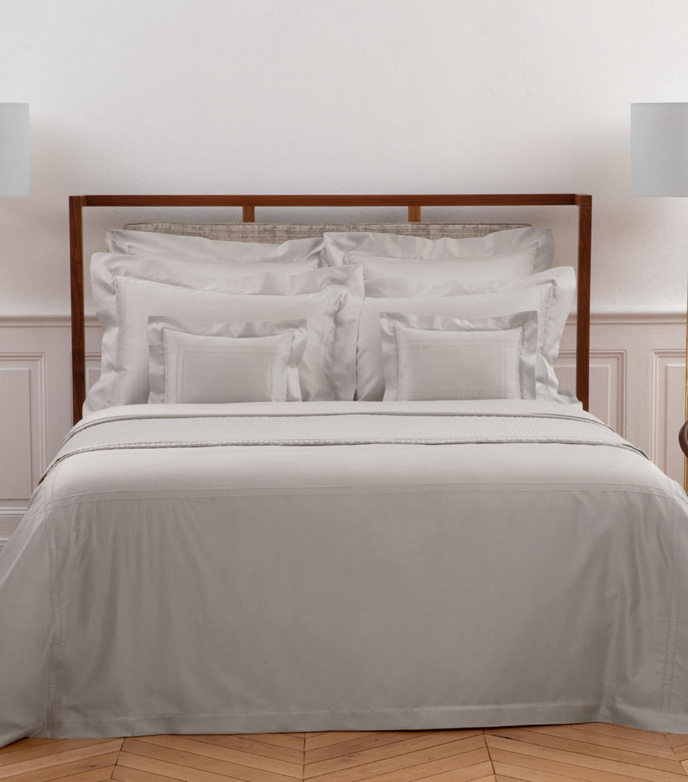 Yves Delorme Couture Cotton Adagio Emperor Flat Sheet