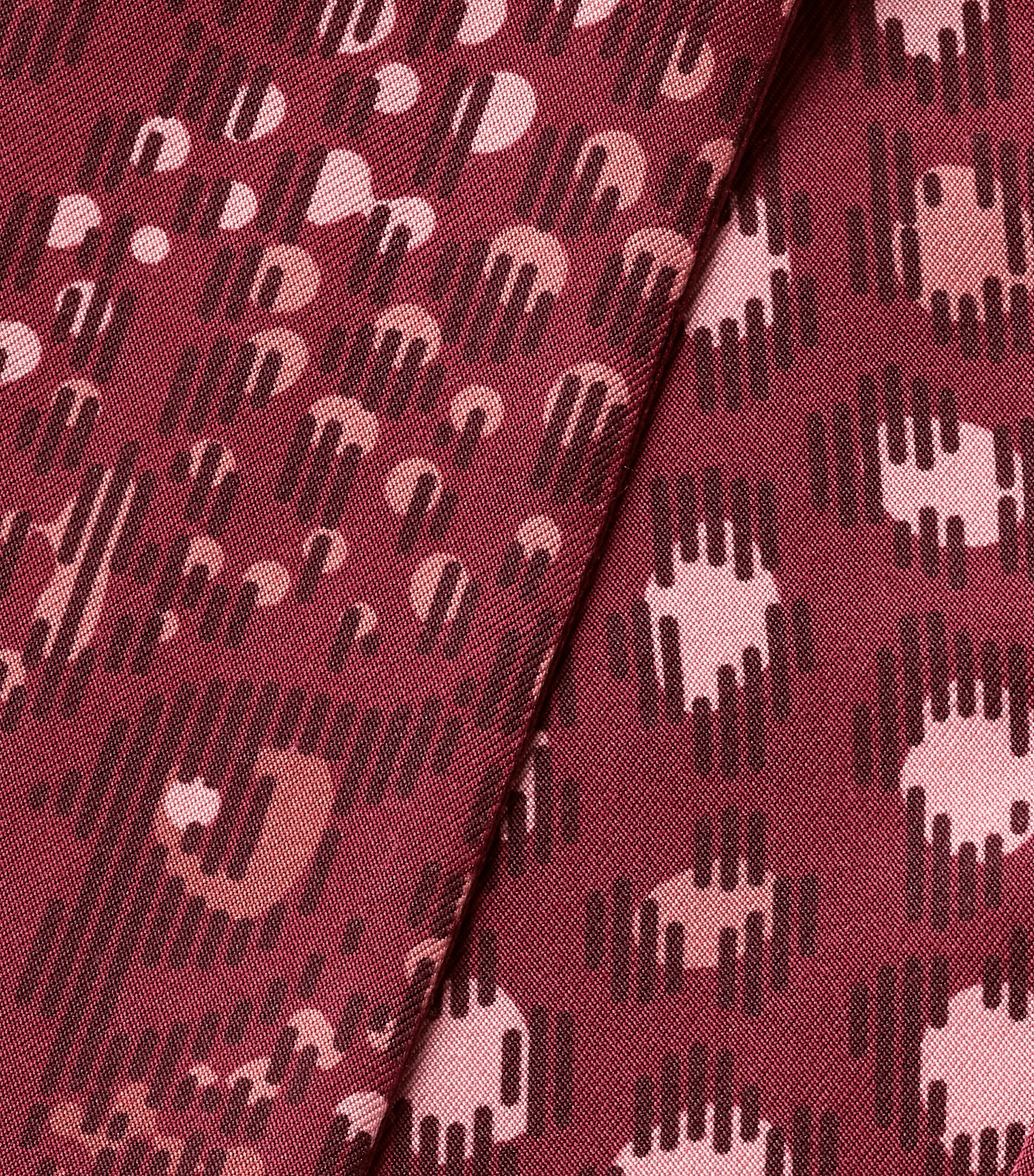 Silk Panthère Dots Bandeau Scarf GRAPE Image 2