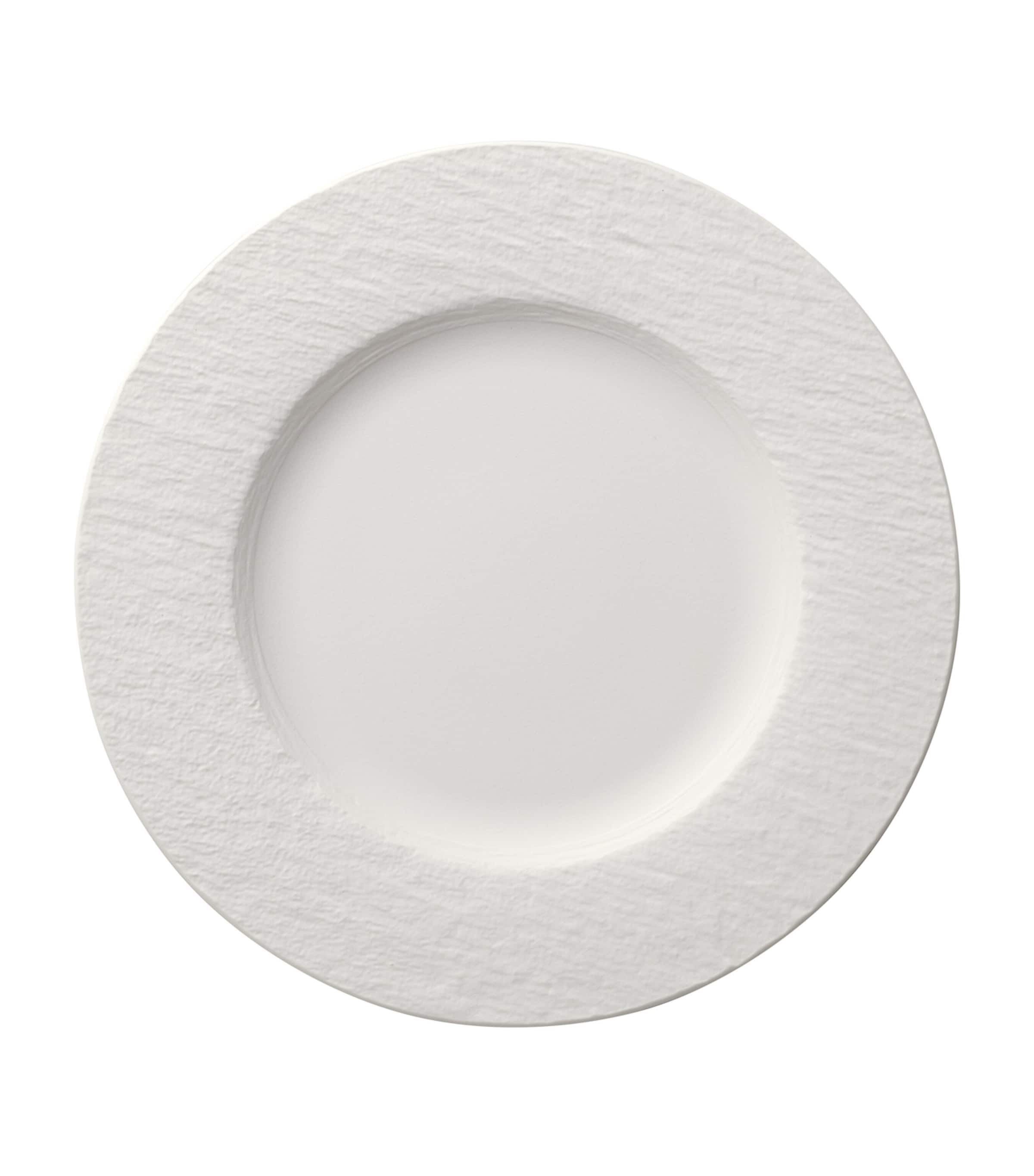 Villeroy & Boch Manufacture Rock Blanc Flat Plate In White
