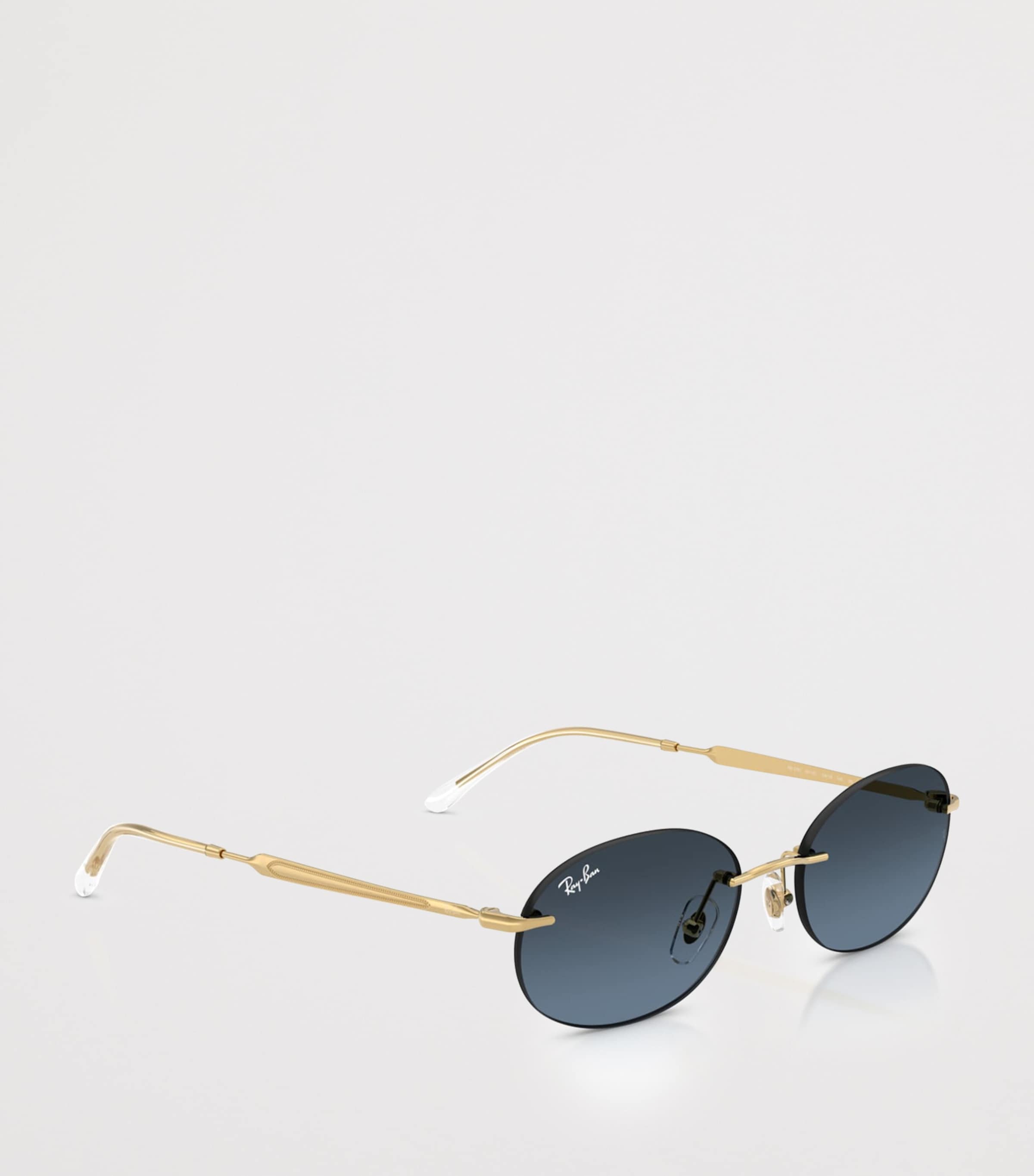 RB3767 Metal Oval Sunglasses 001/4C Image 6