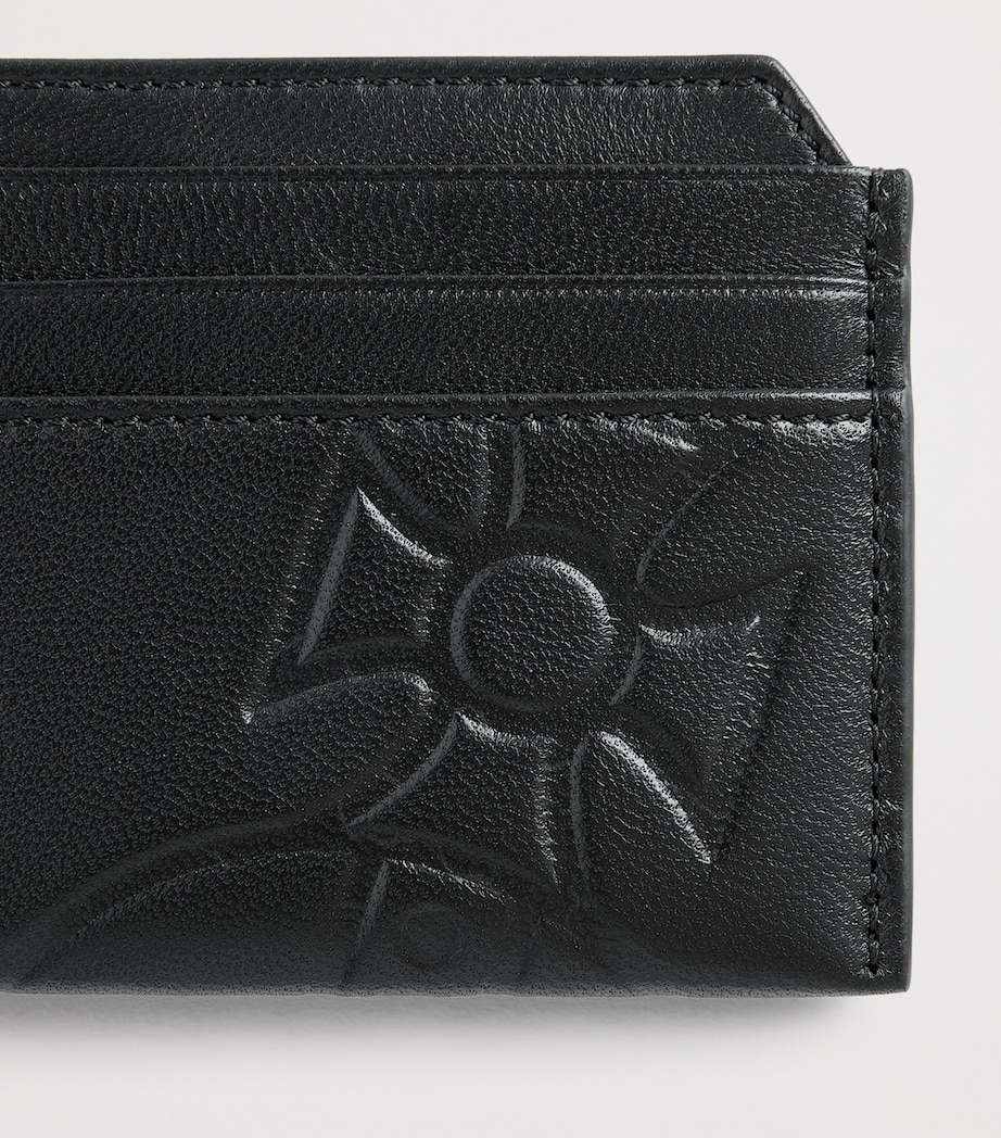 Vivienne Westwood Leather Orb Card Holder Black Image 3