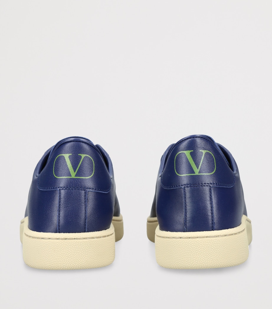 Leather Royco Sneakers NAVY Image 2