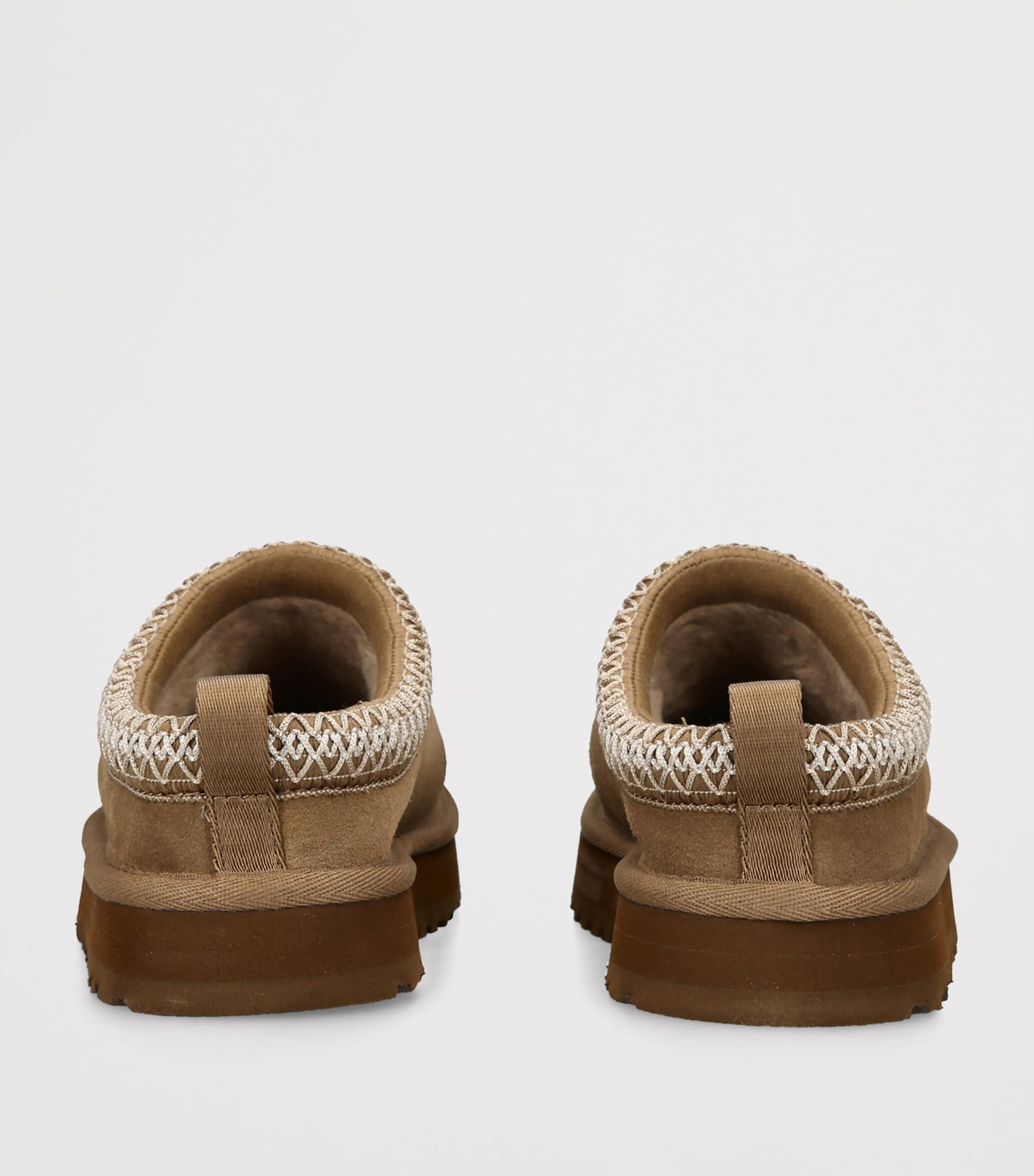 UGG Kids Suede Tazz Slippers Brown Image 4