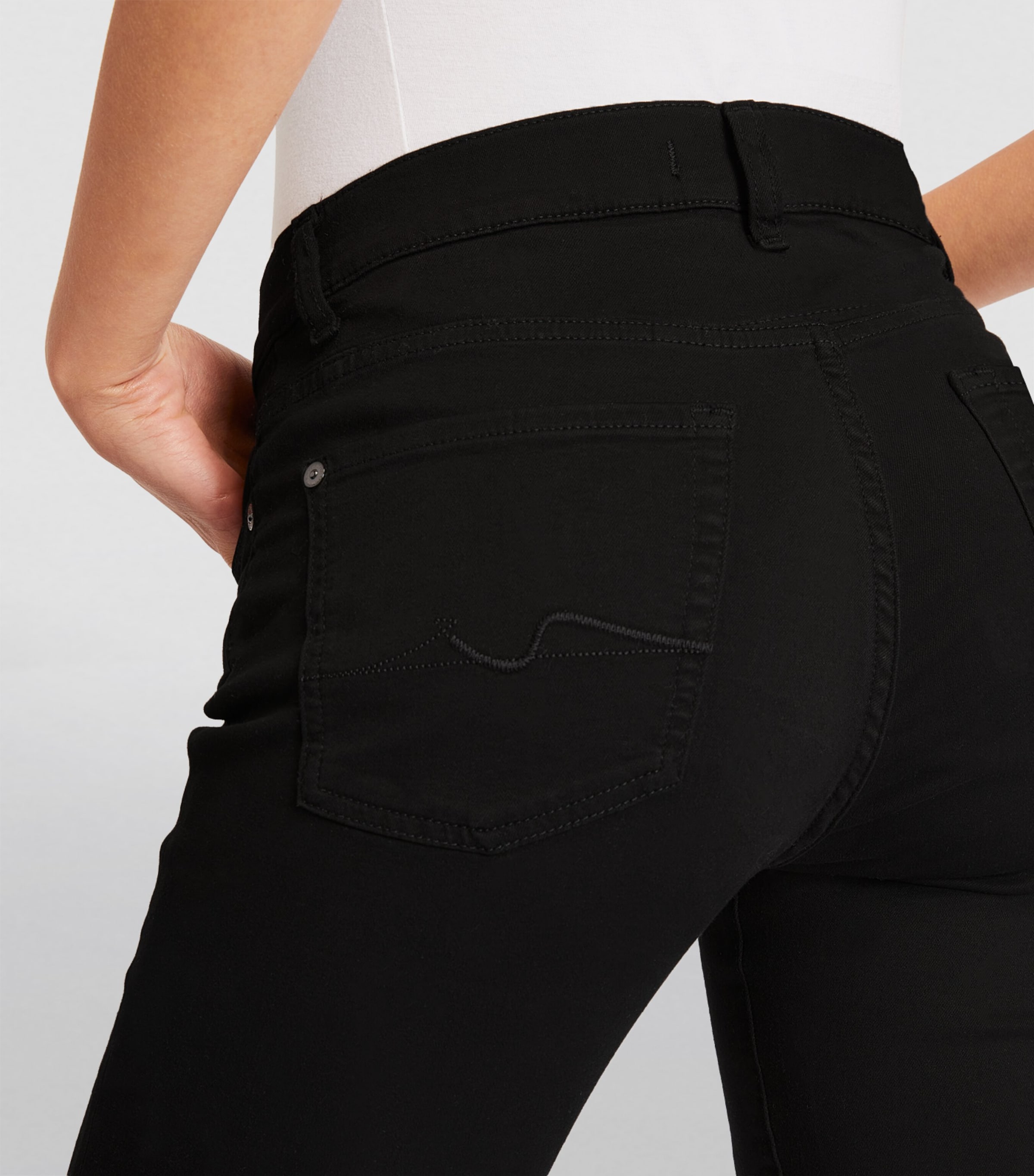 B(Air) Bootcut Jeans BAIR BLACK Image 7