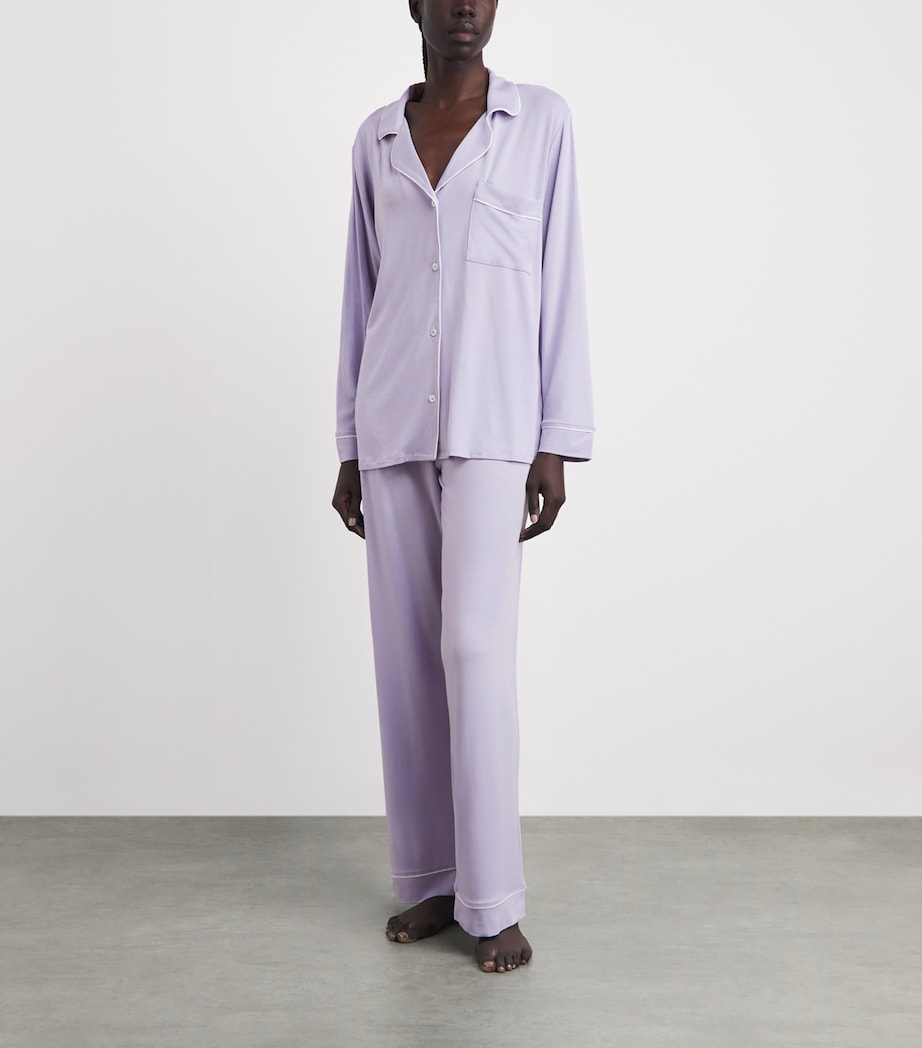 Eberjey Womens Gisele Pyjama Set Ldiv Lavender D Image 2