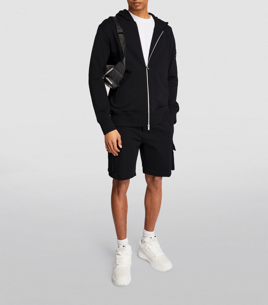 Logo Zip-Up Hoodie BLACK - 292 Image 2