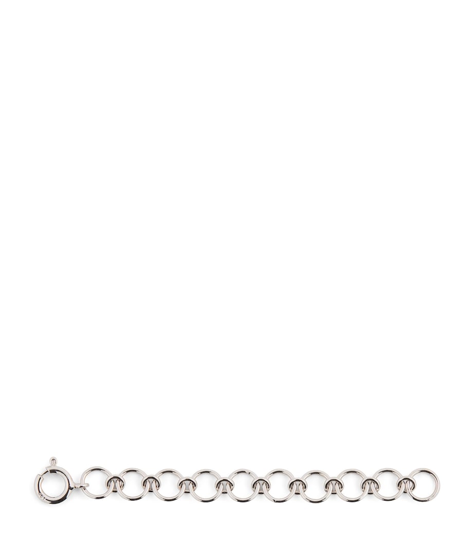 White Gold Jump Ring Extension WHITE GOLD Image 1
