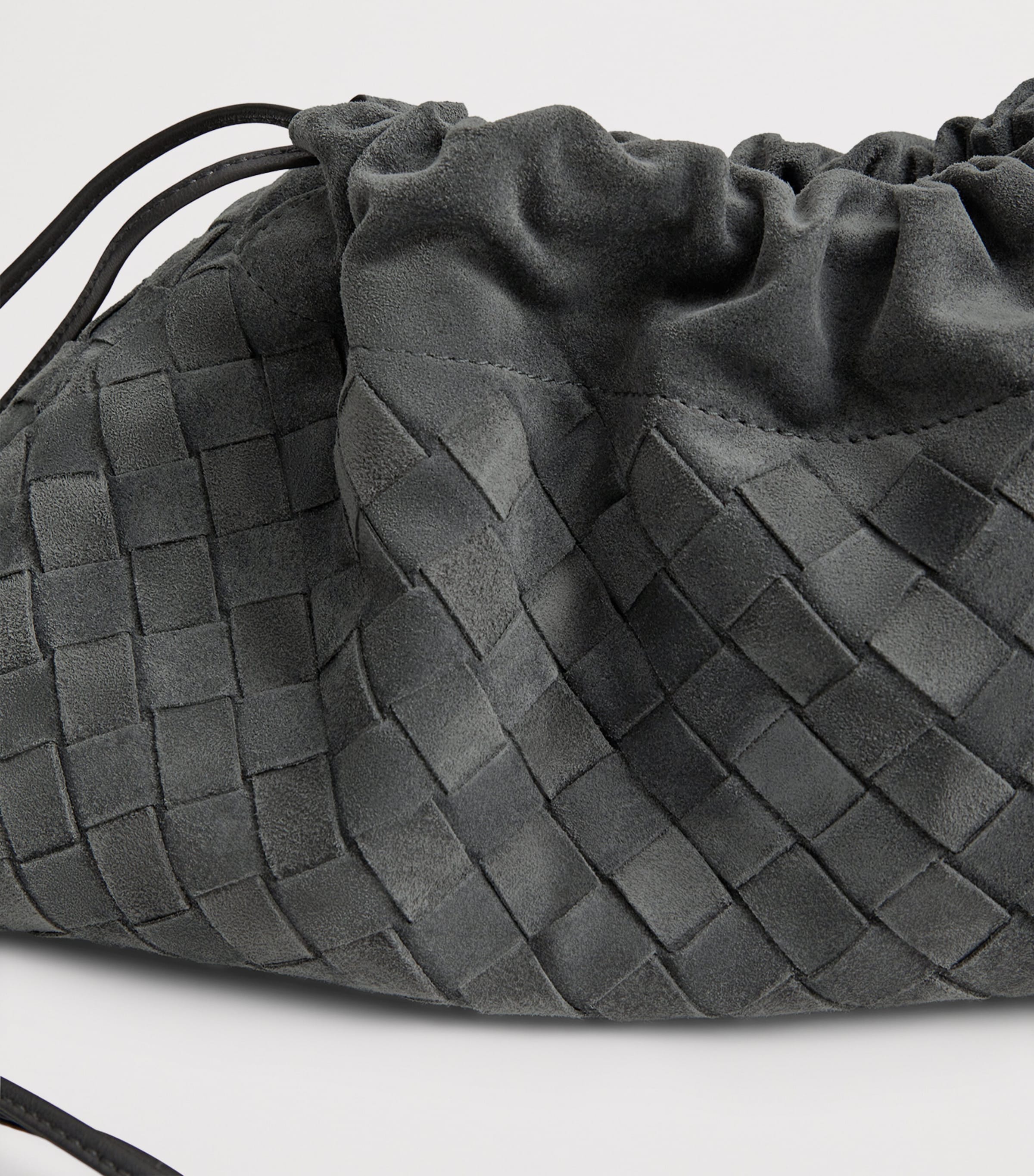 Bottega Veneta Suede Intrecciato Pouch Image 7