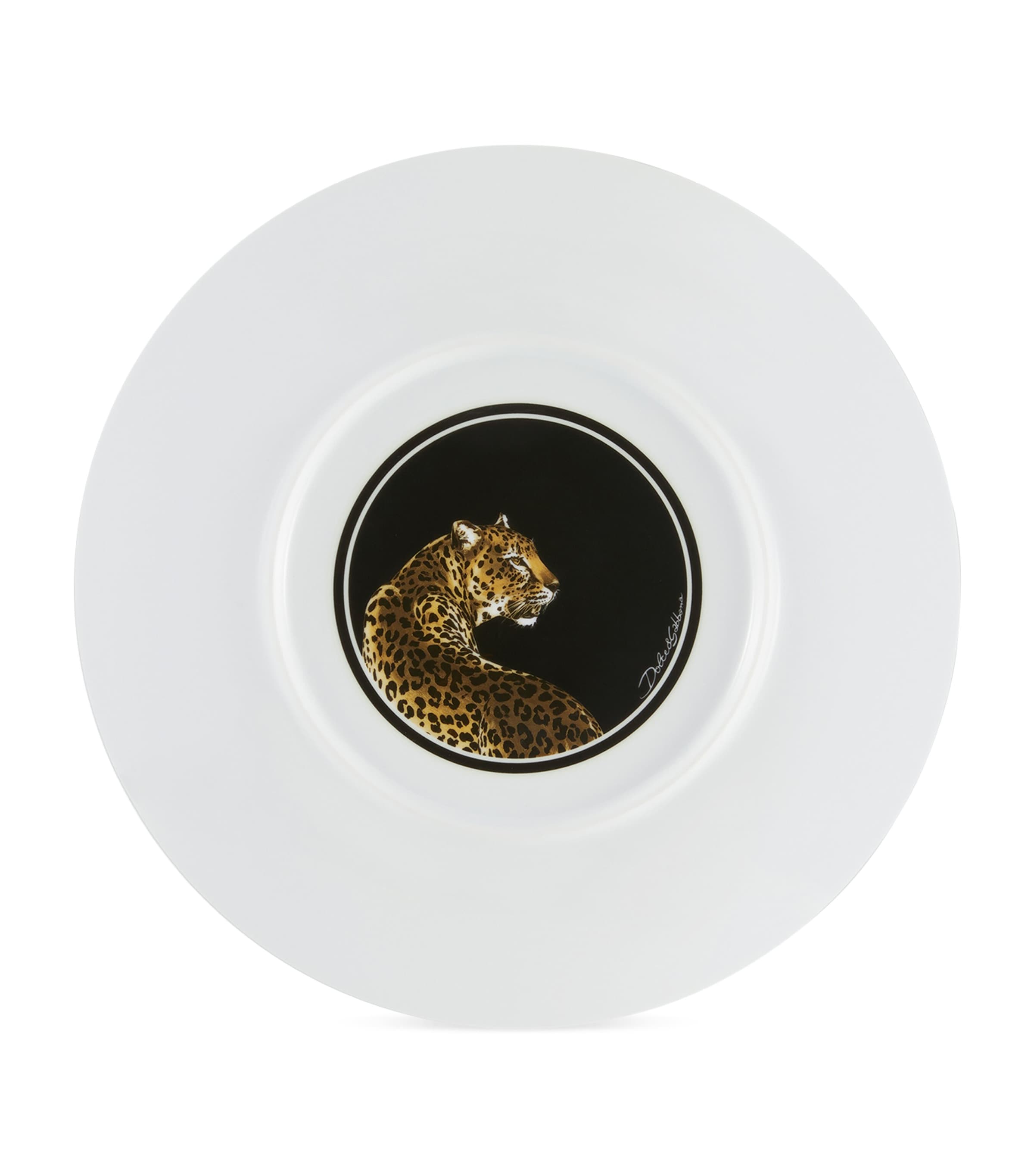 Porcelain Leopard Round Serving Platter (40.5cm) UL007LEOPARDI Image 3