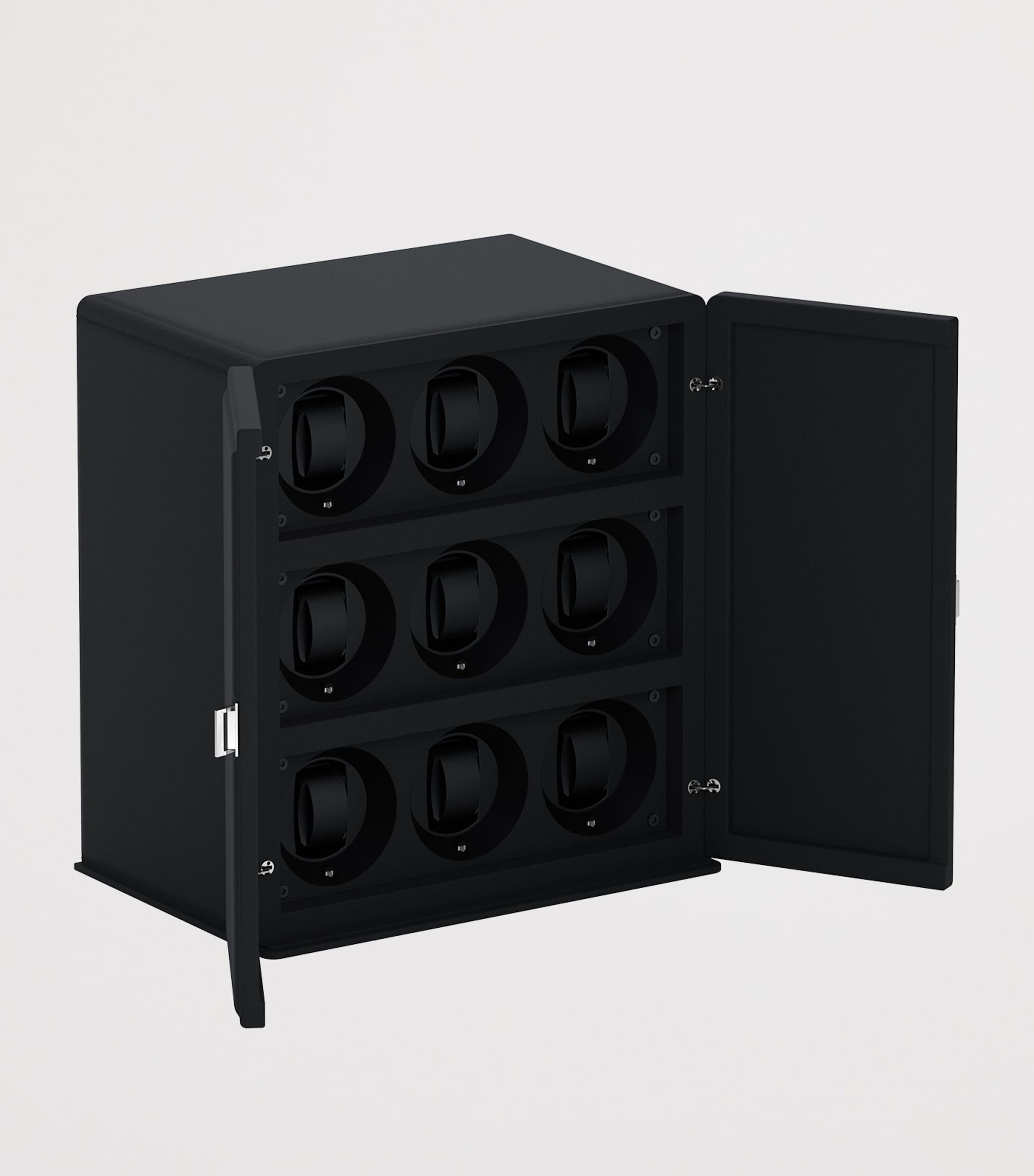 Scatola Del Tempo Rotore 9 Watch Winder Cabinet Black Image 2