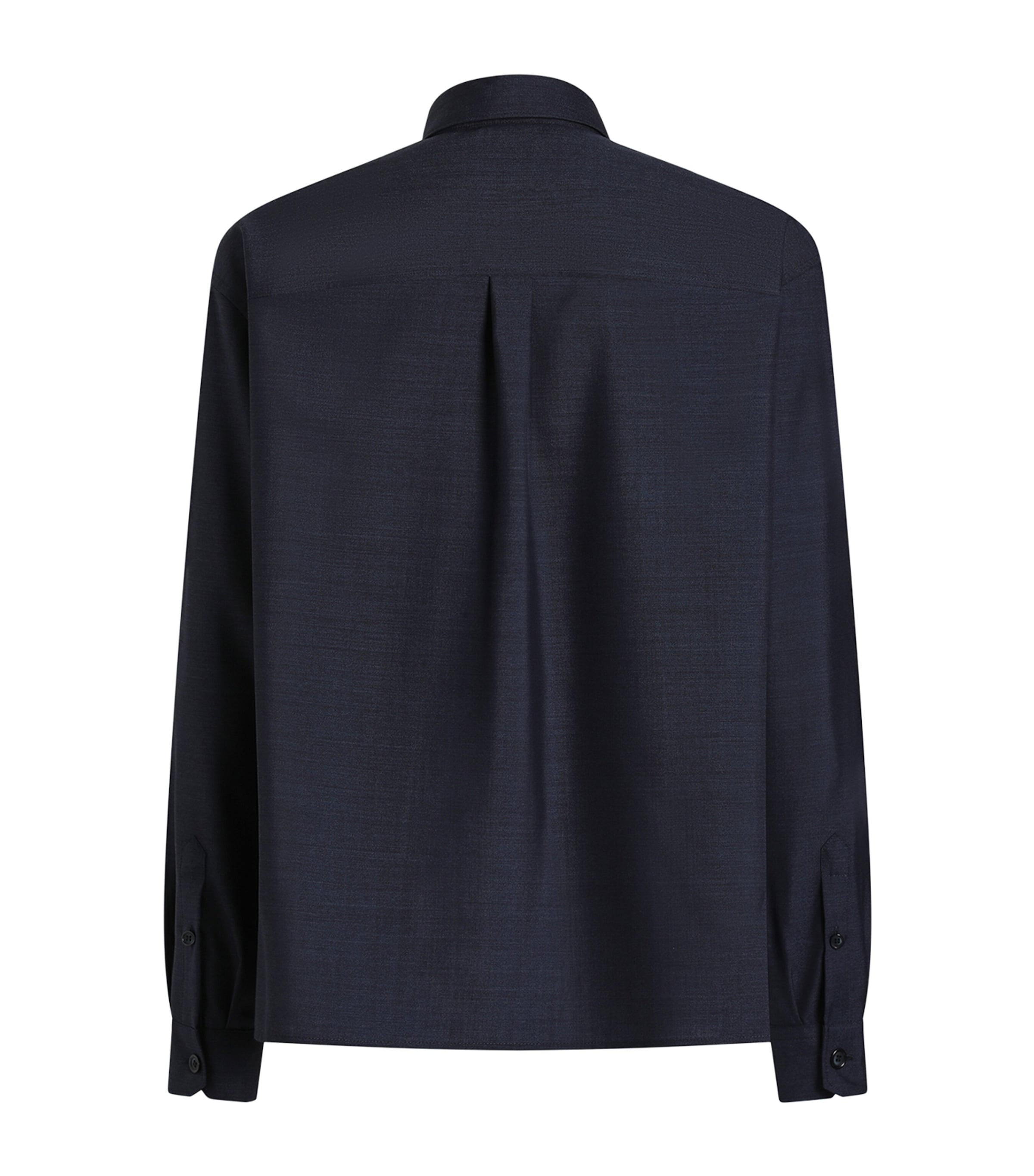 Dolce&Gabbana Mens Virgin Wool Shirt Light Blue B Image 2