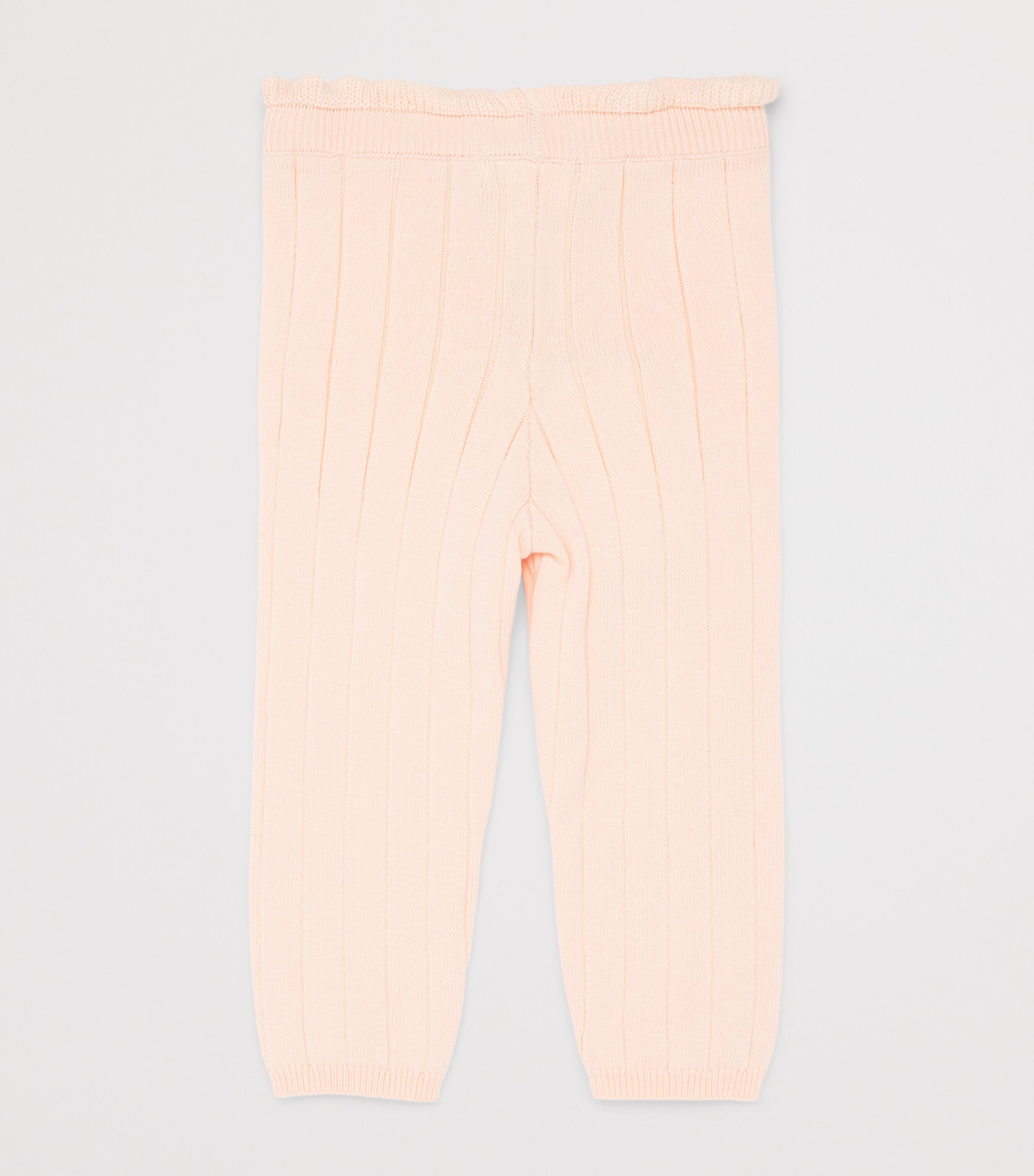 Louise Misha Cotton Ribbed Moldavia Leggings (3-24 Months) Blush Image 2