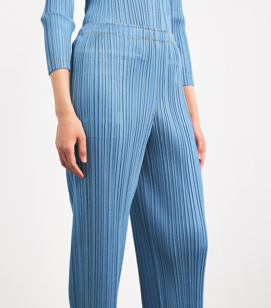 Pleated Cotton Denim Trousers 70 Image 6