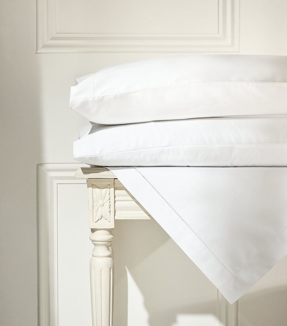 Slaidburn King Oxford Pillowcase (50cm x 90cm) WHITE Image 5