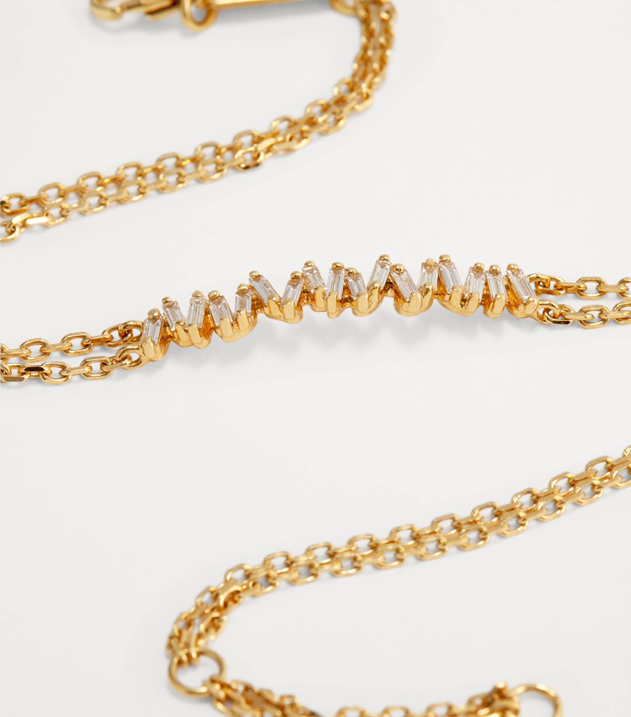 Yellow Gold and Diamond Classic Bar Bracelet 18K YG/WD Image 4