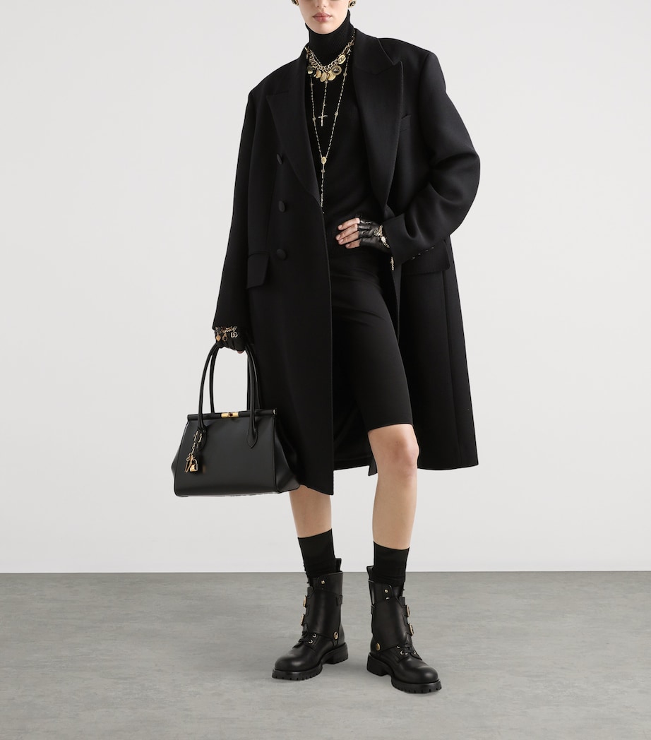 Cropped Leggings N0000-BLACK Image 2