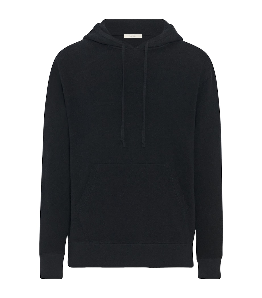 Koniri Silk Jersey Hoodie BLACK Image 1