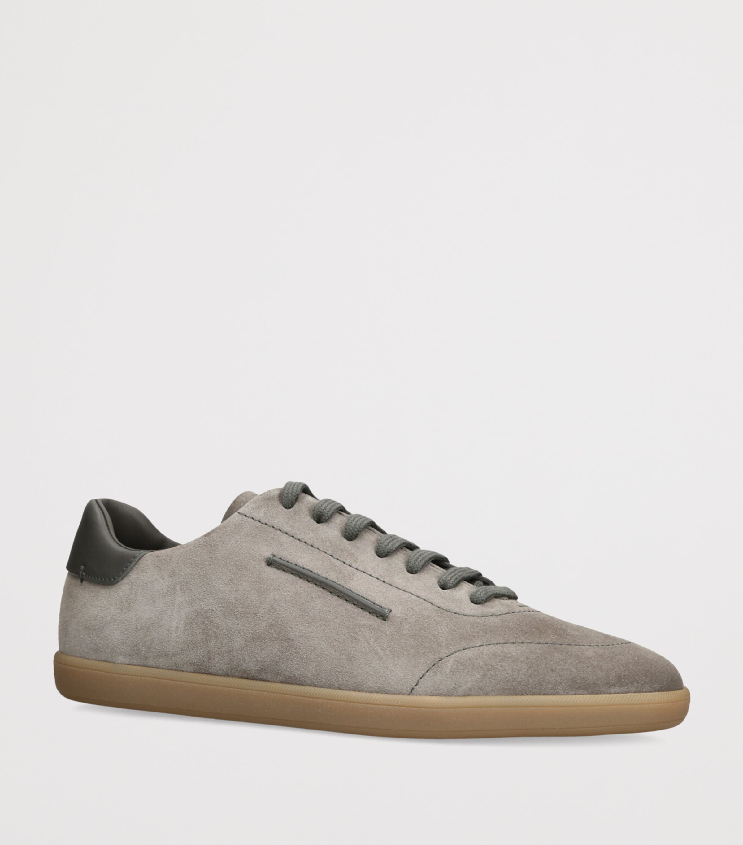 Zegna Suede 232 Sneakers Grey Image 3