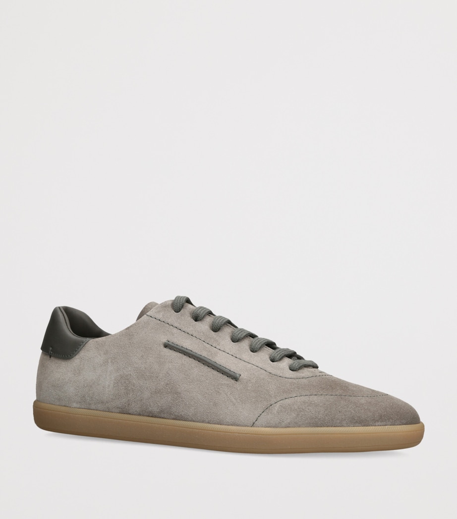 Zegna Suede 232 Sneakers Grey Image 3