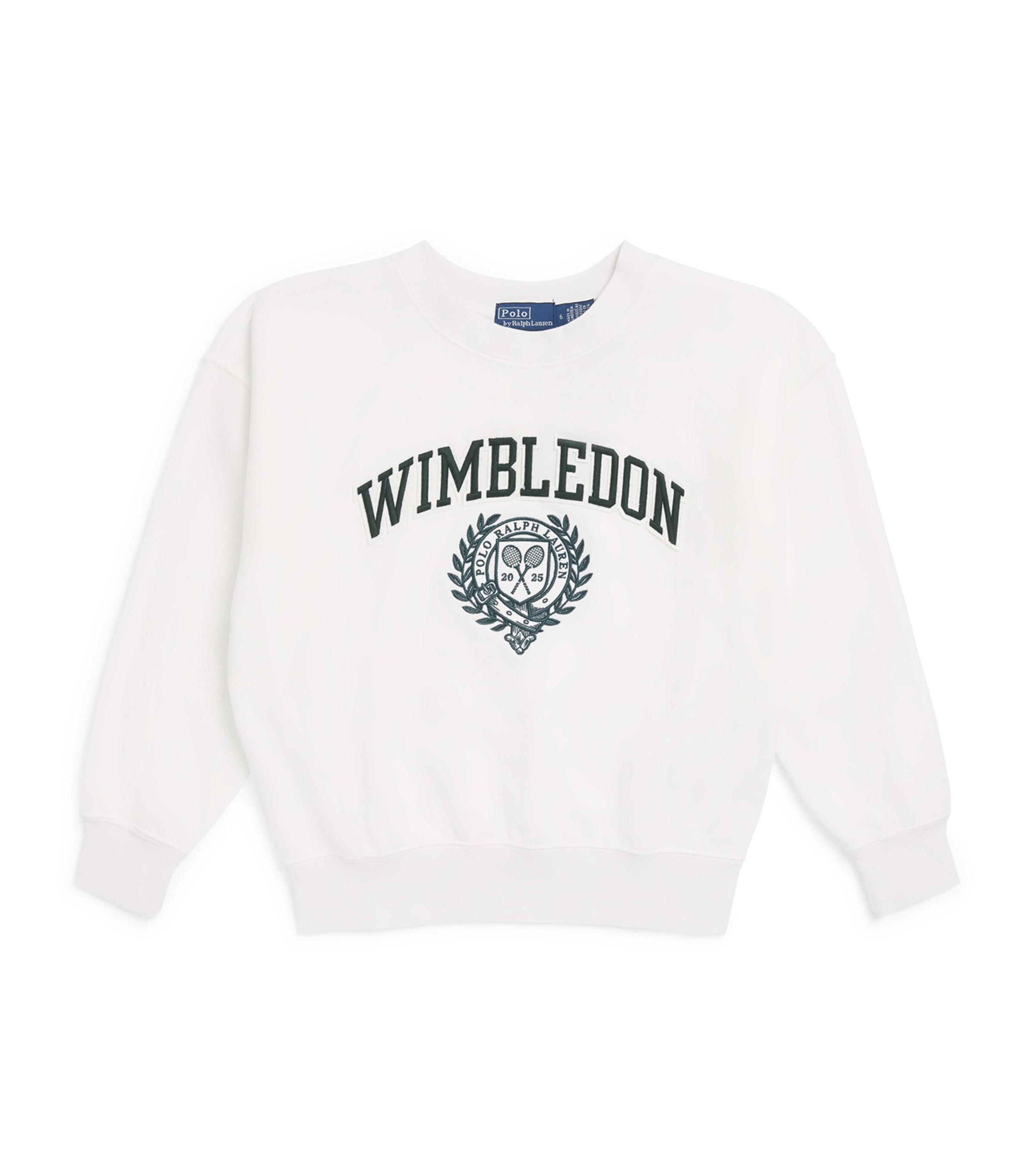 Ralph Lauren Kids x Wimbledon Embroidered Sweatshirt (2-7 Years) | Boys Clothing | Sweatshirts & Hoodies | Girls Clothing | Designers | Polo Ralph Lauren | Hoodies & Sweatshirts