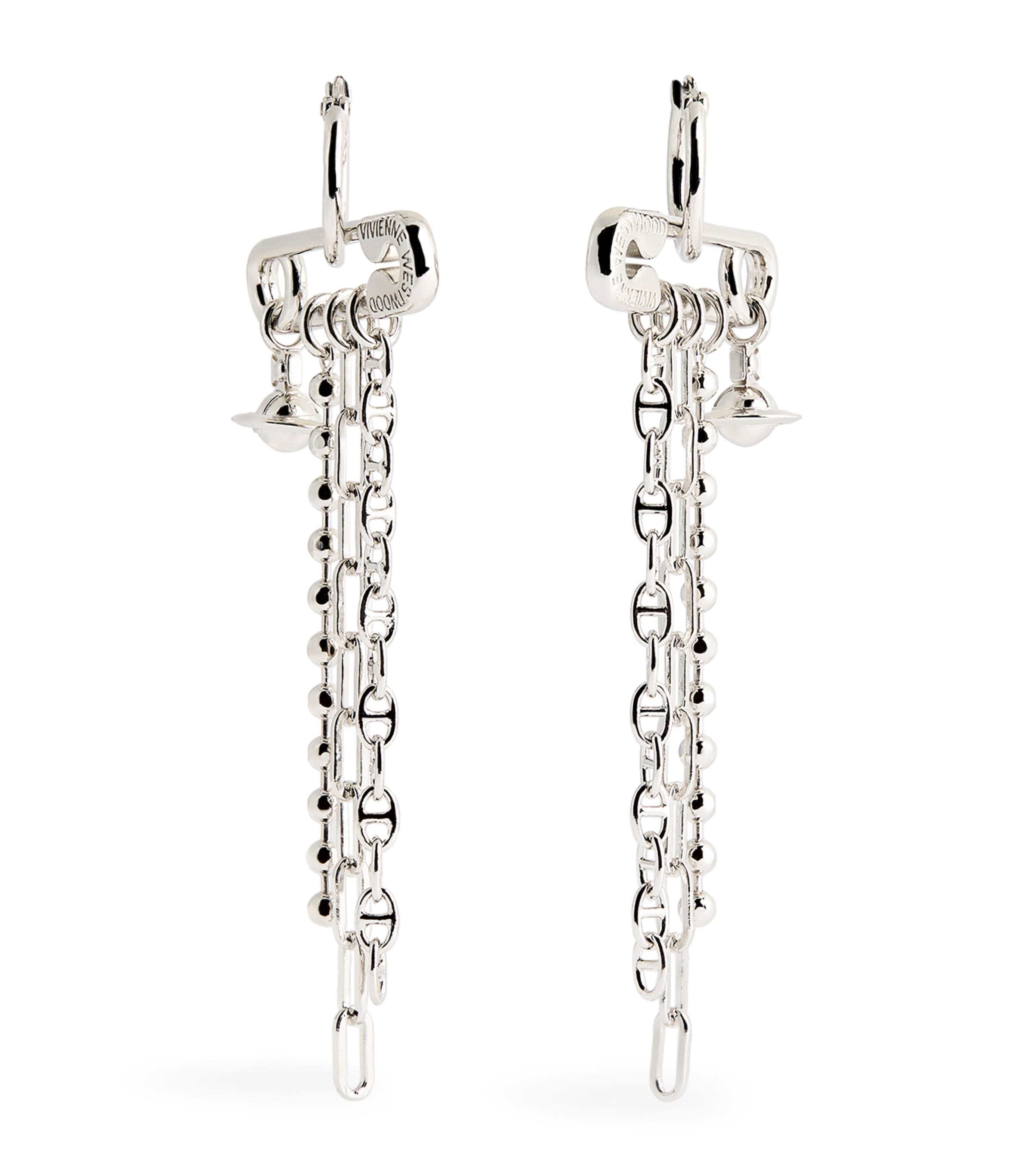 Vivienne Westwood Ginetta Earrings In Silver