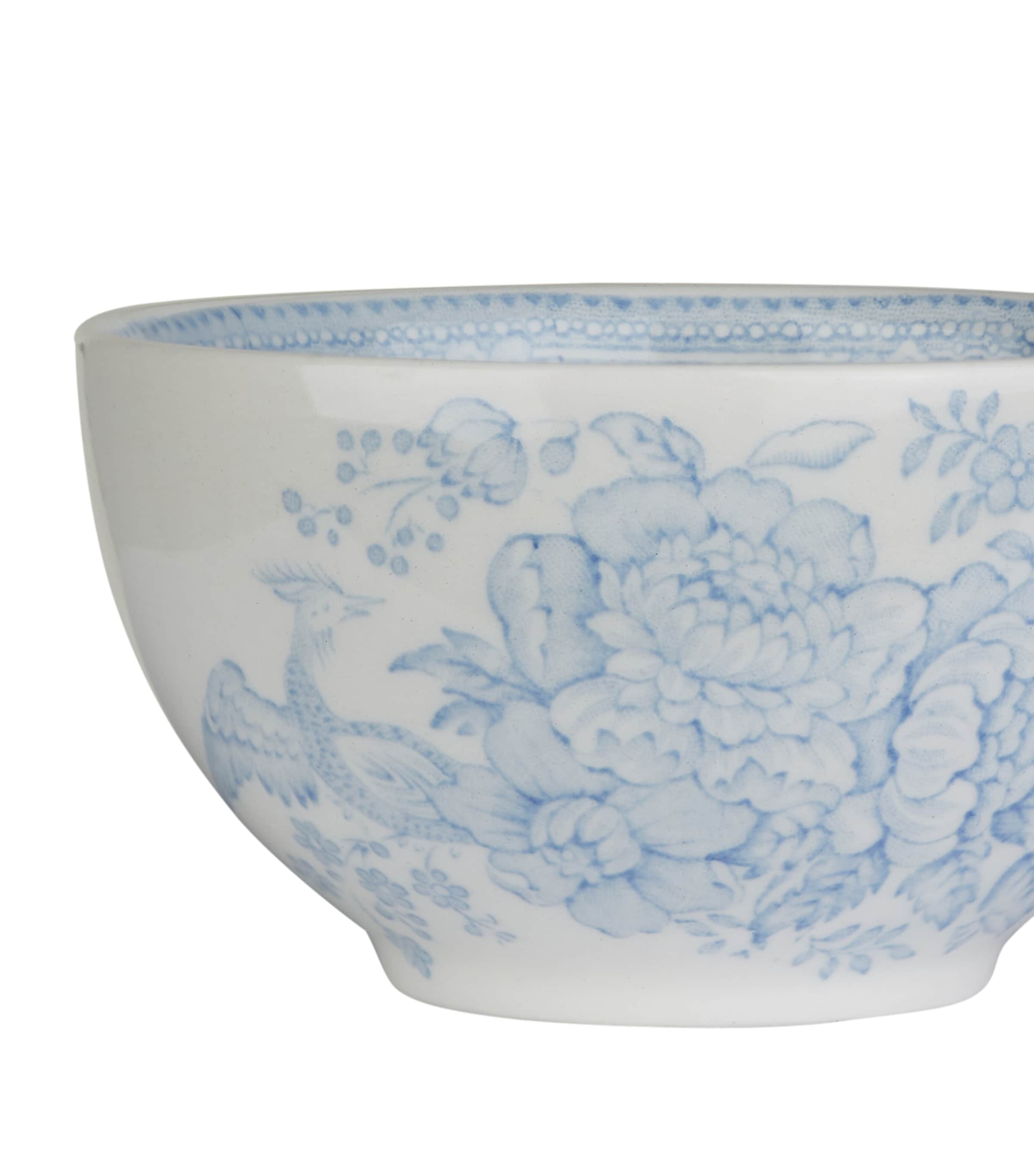 Burleigh Blue Asiatic Pheasants Sugar Bowl Blue Image 2