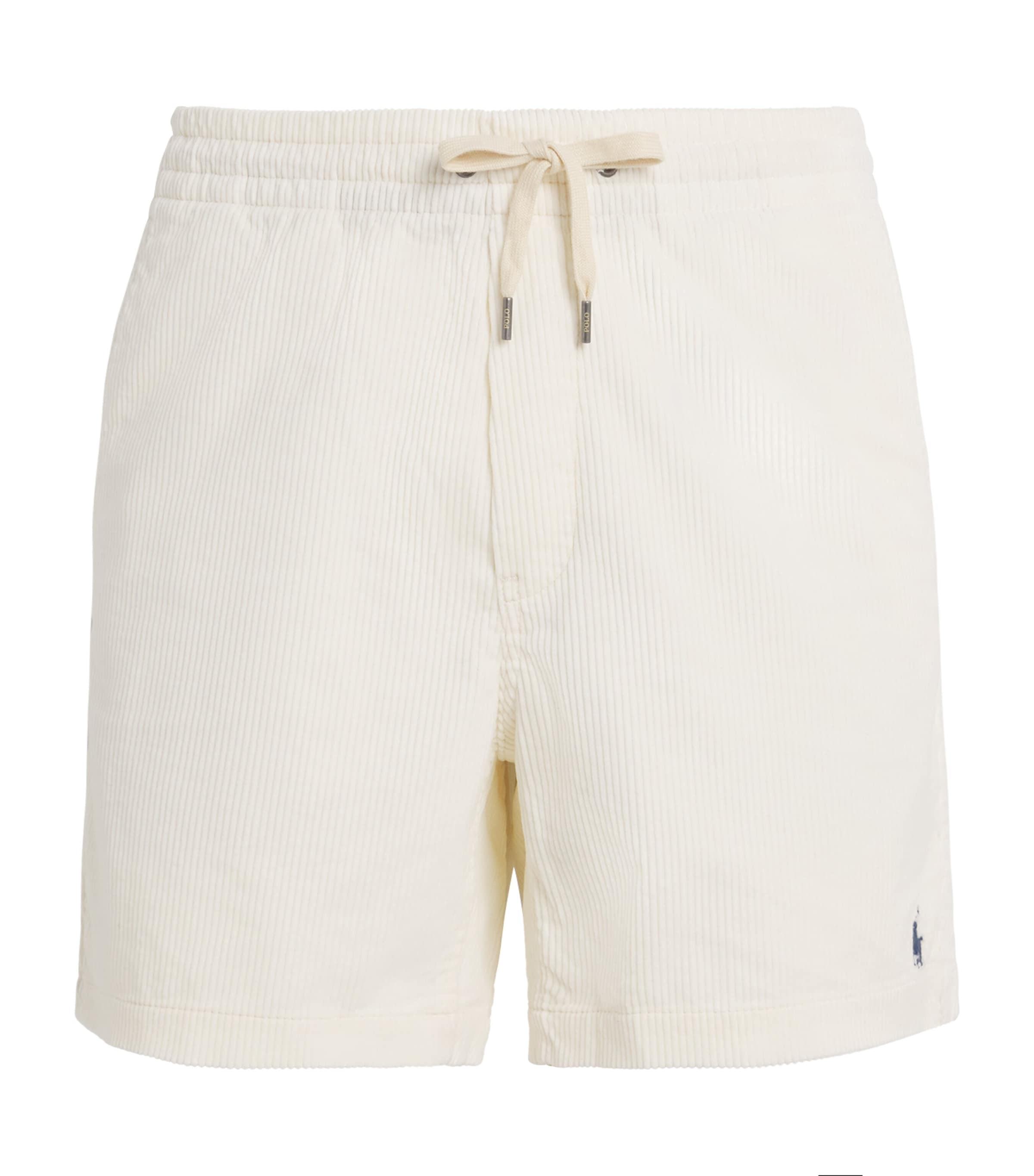 Polo Ralph Lauren White Corduroy Prepster Shorts | Harrods US