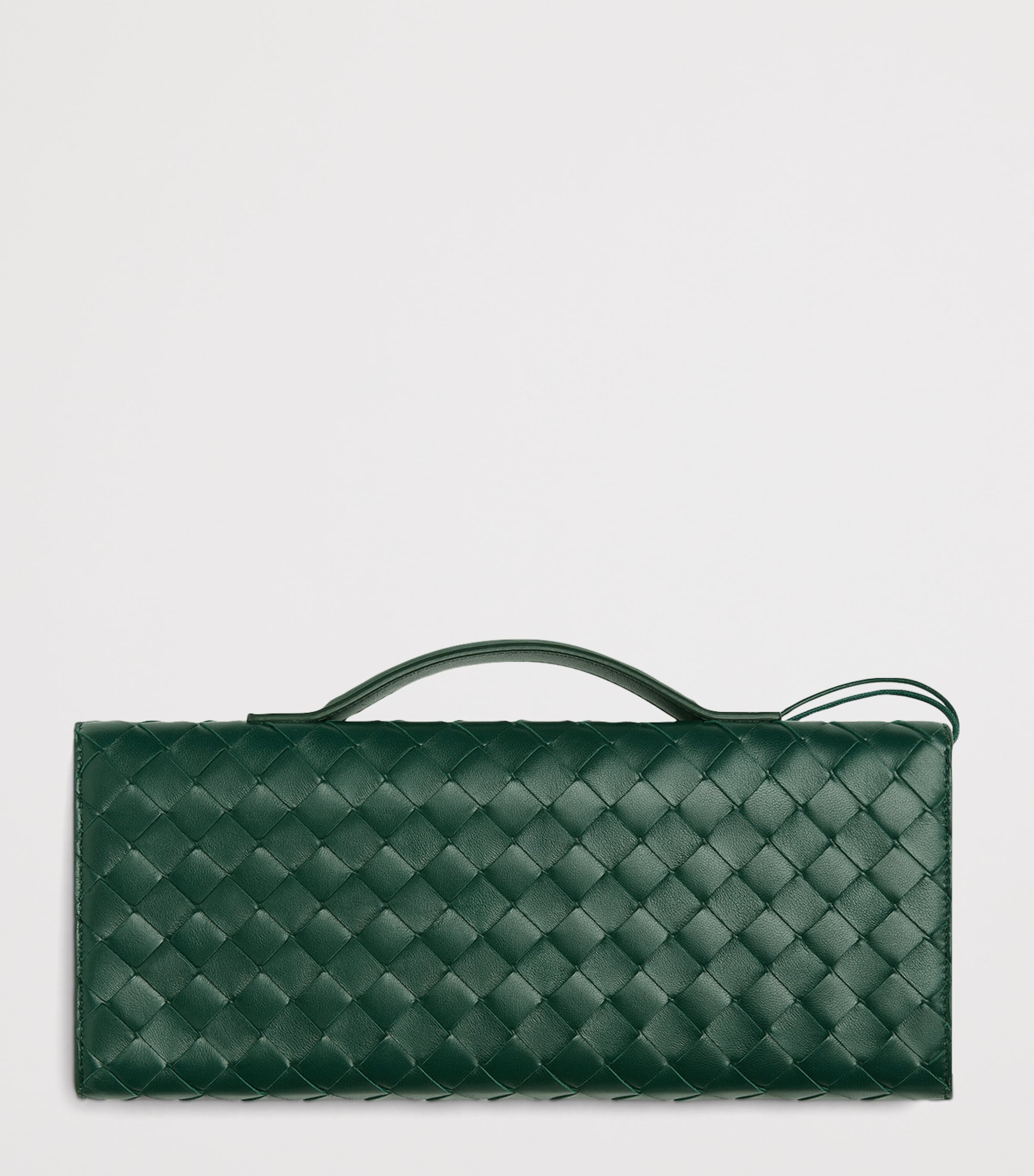 Bottega Veneta Intrecciato Leather Andiamo Clutch Bag Image 3