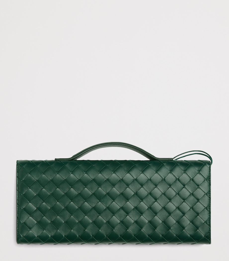 Bottega Veneta Intrecciato Leather Andiamo Clutch Bag Image 3