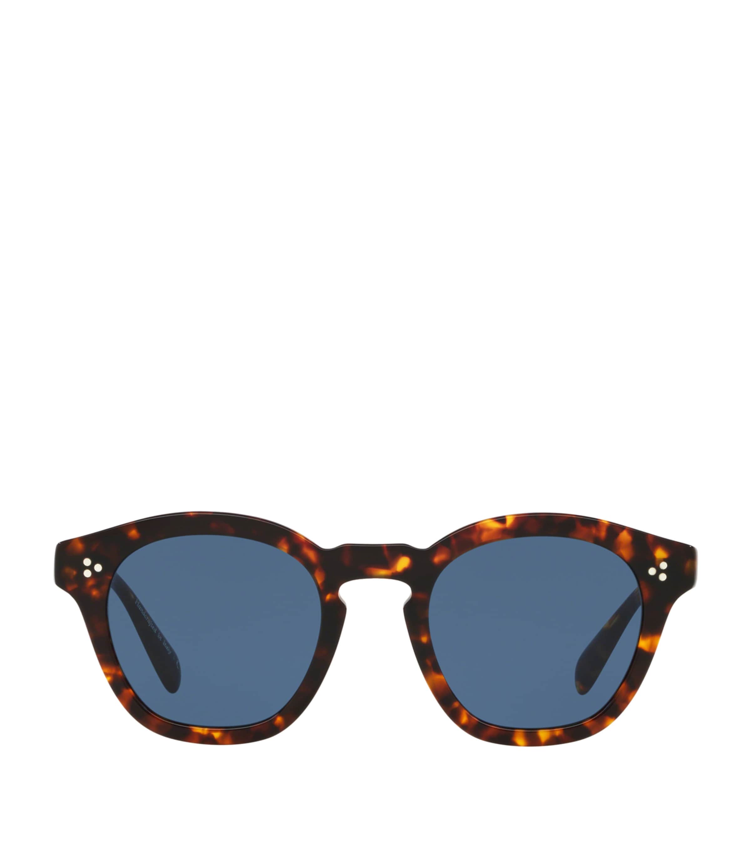 Oliver Peoples Boudreau Tortoiseshell Sunglasses In Black