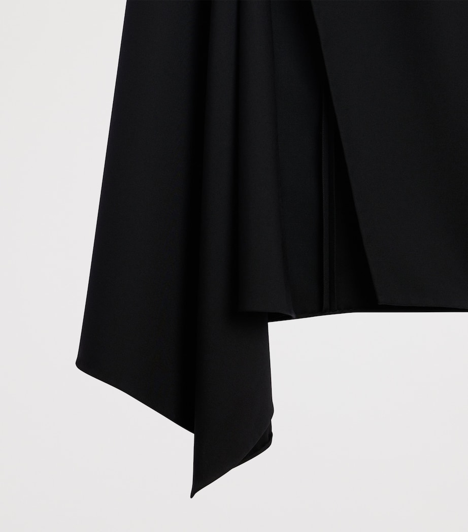 Givenchy Womens Wool Slashed Midi Skirt Image 5