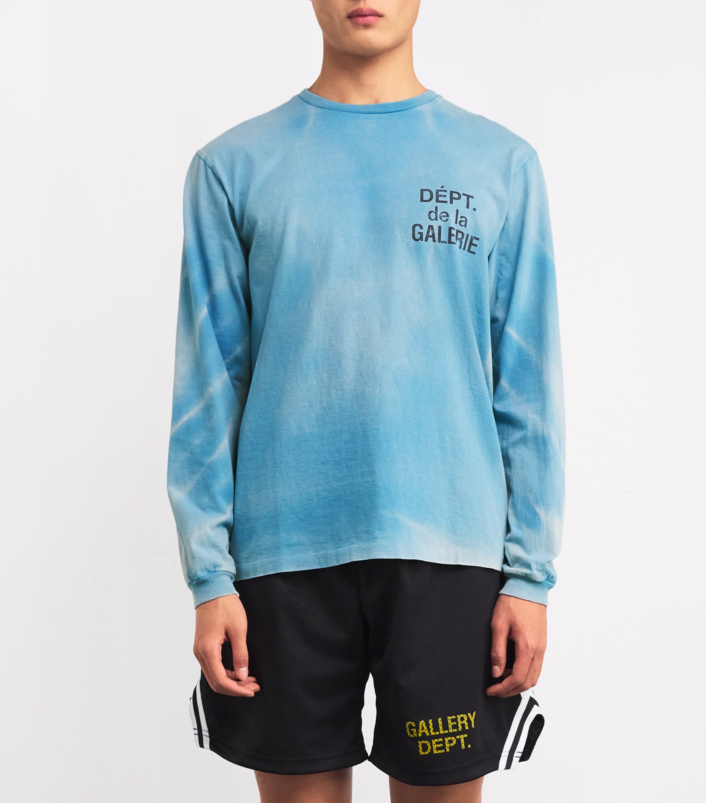 GALLERY DEPT. Blue Cotton Long-Sleeve Logo T-Shirt | Harrods US