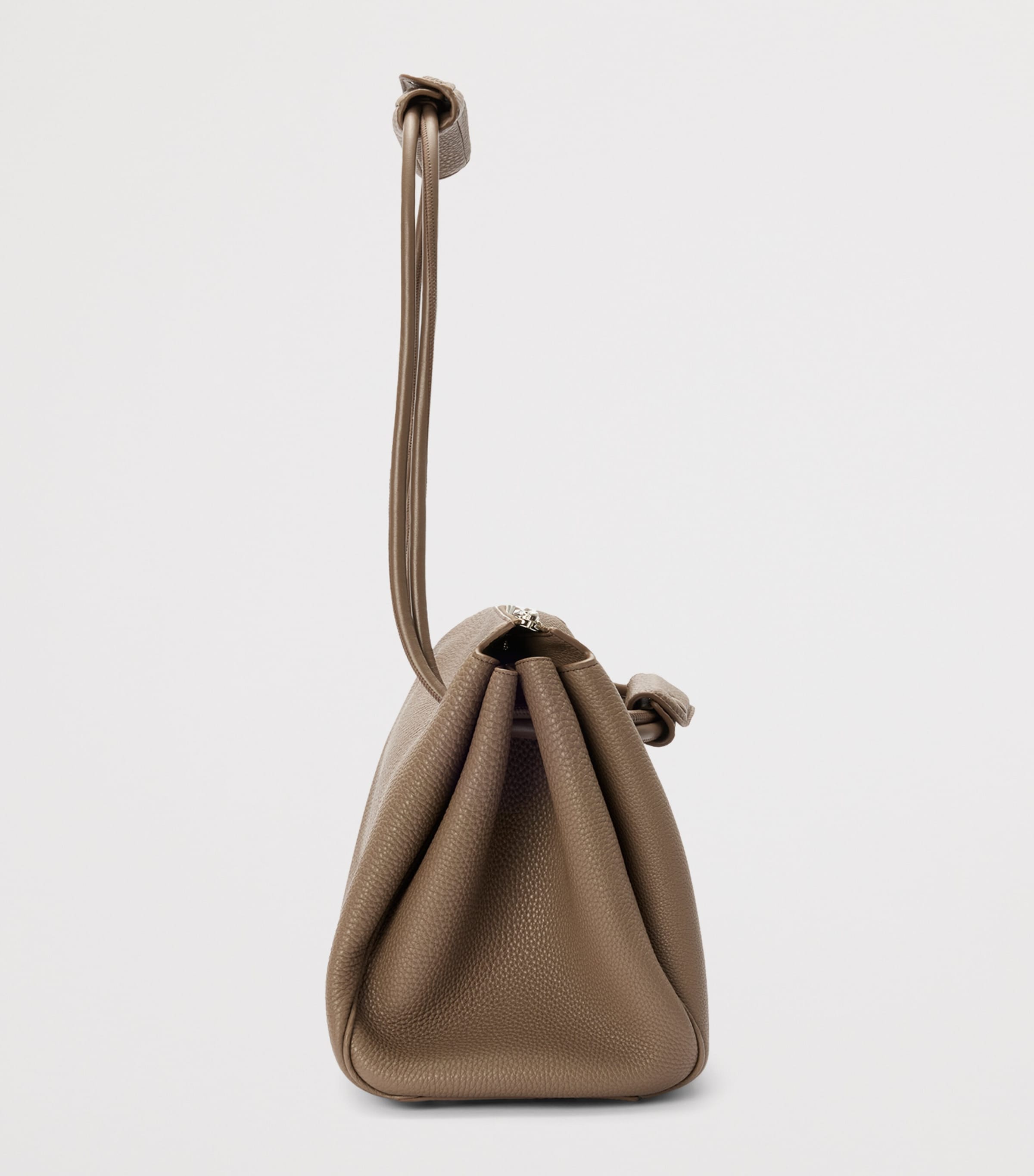 LOEWE Medium Grained Leather Madrid Shoulder Bag Taupe Image 4