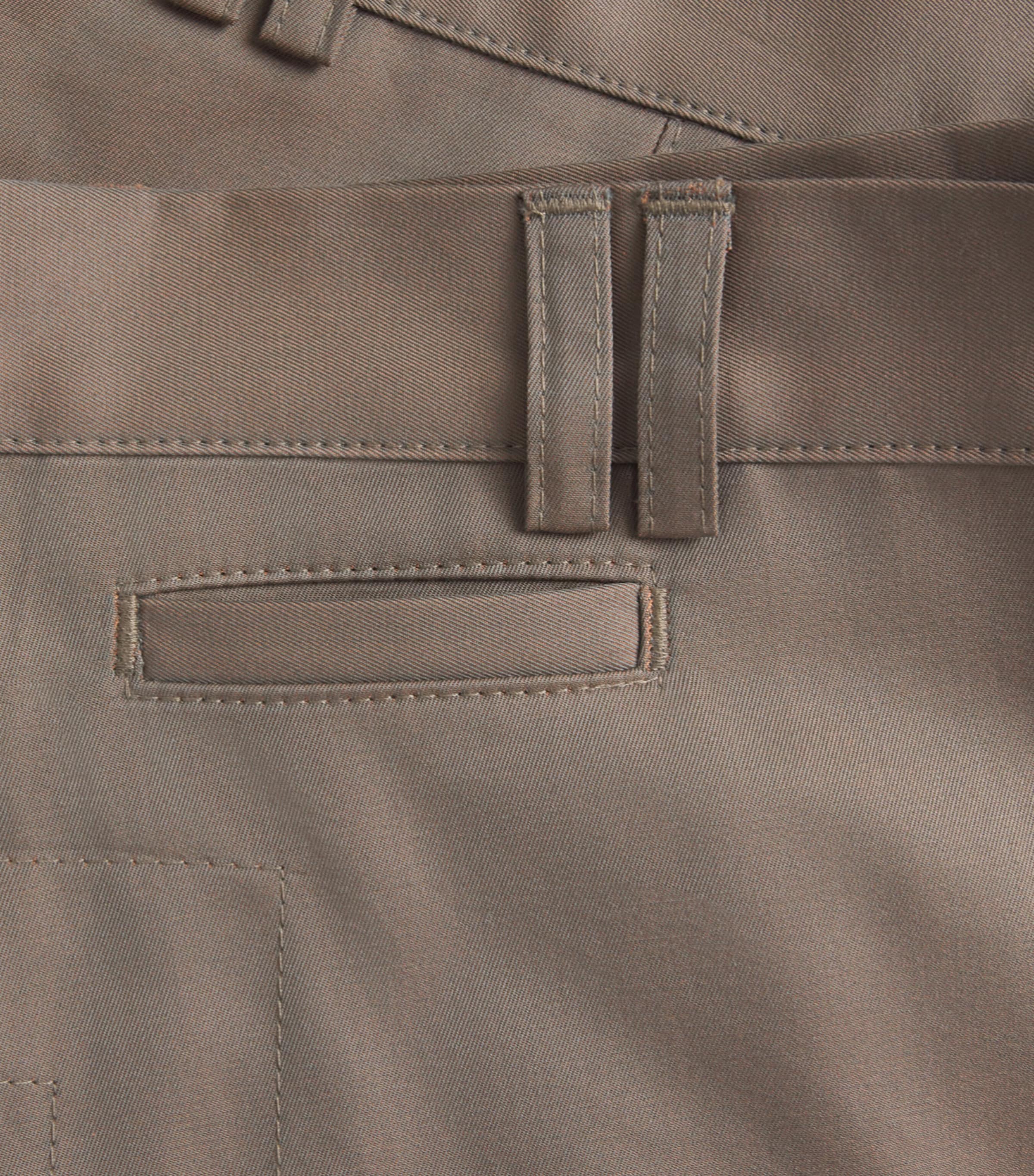 Sage Nation Mens Bebington Wide-Leg Trousers Tropical Taupe Image 6