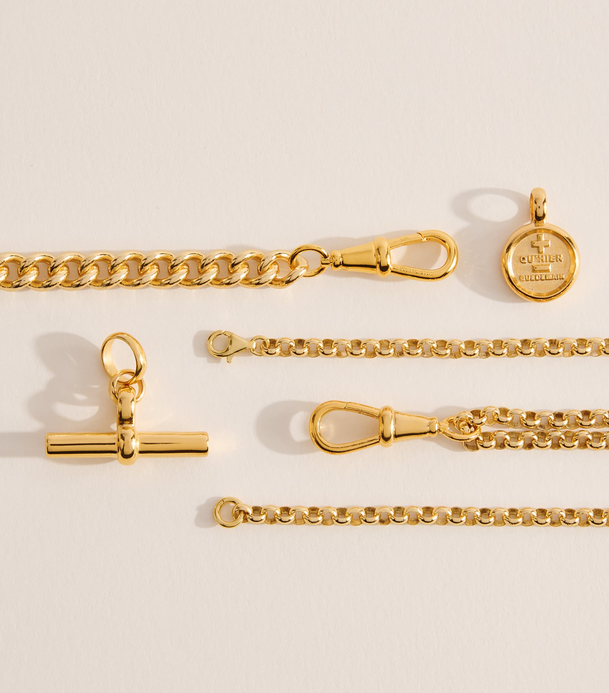 TILLY SVEAAS Gold-Plated Moi + Toi Set Necklace Gold Image 7