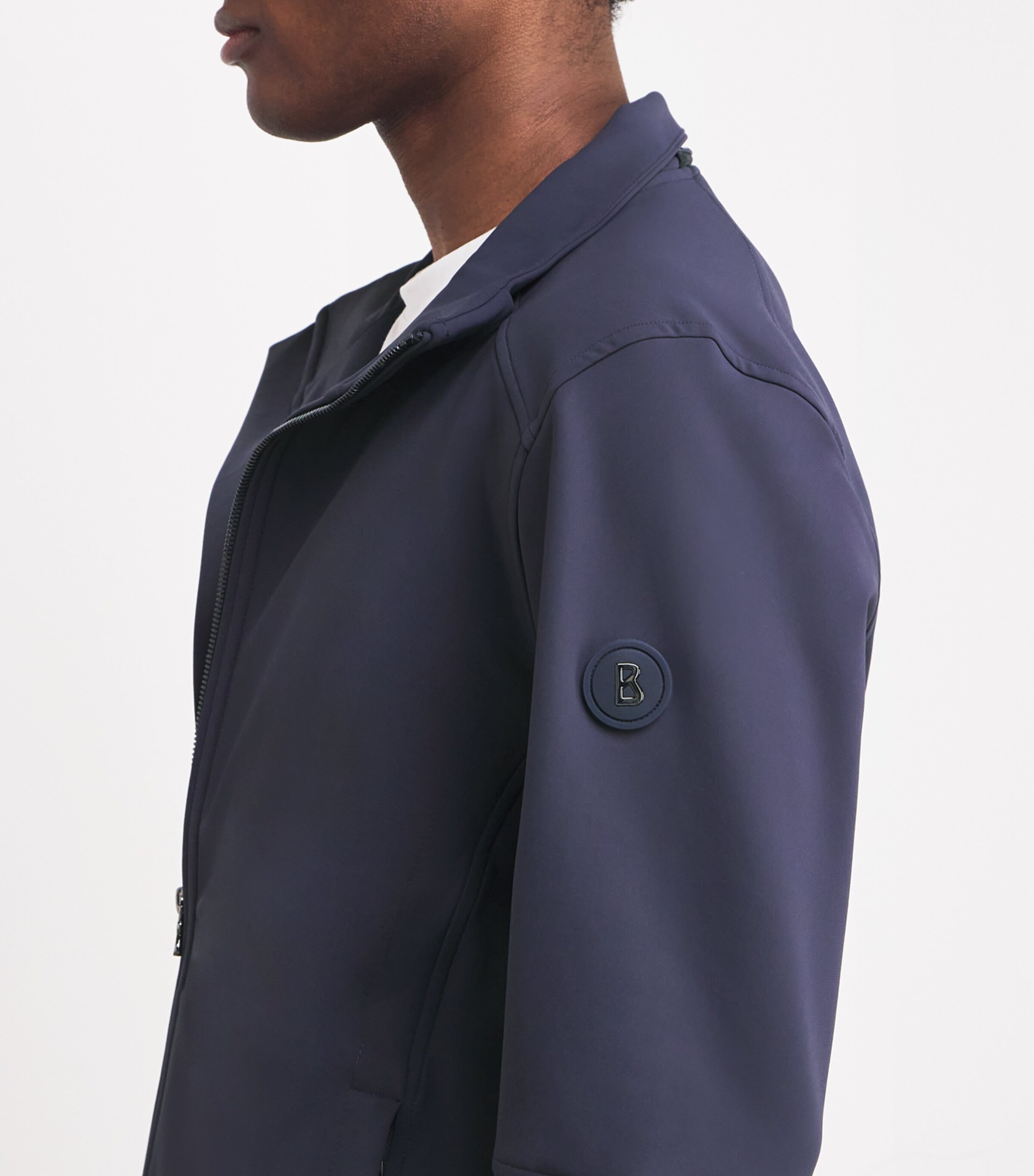 Zip-Up Technical Jacket 464 NAVY Image 6