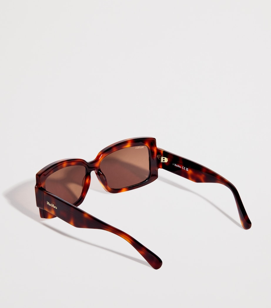 Acetate Square-Frame Sunglasses TAWNY BRONZE BROW Image 3
