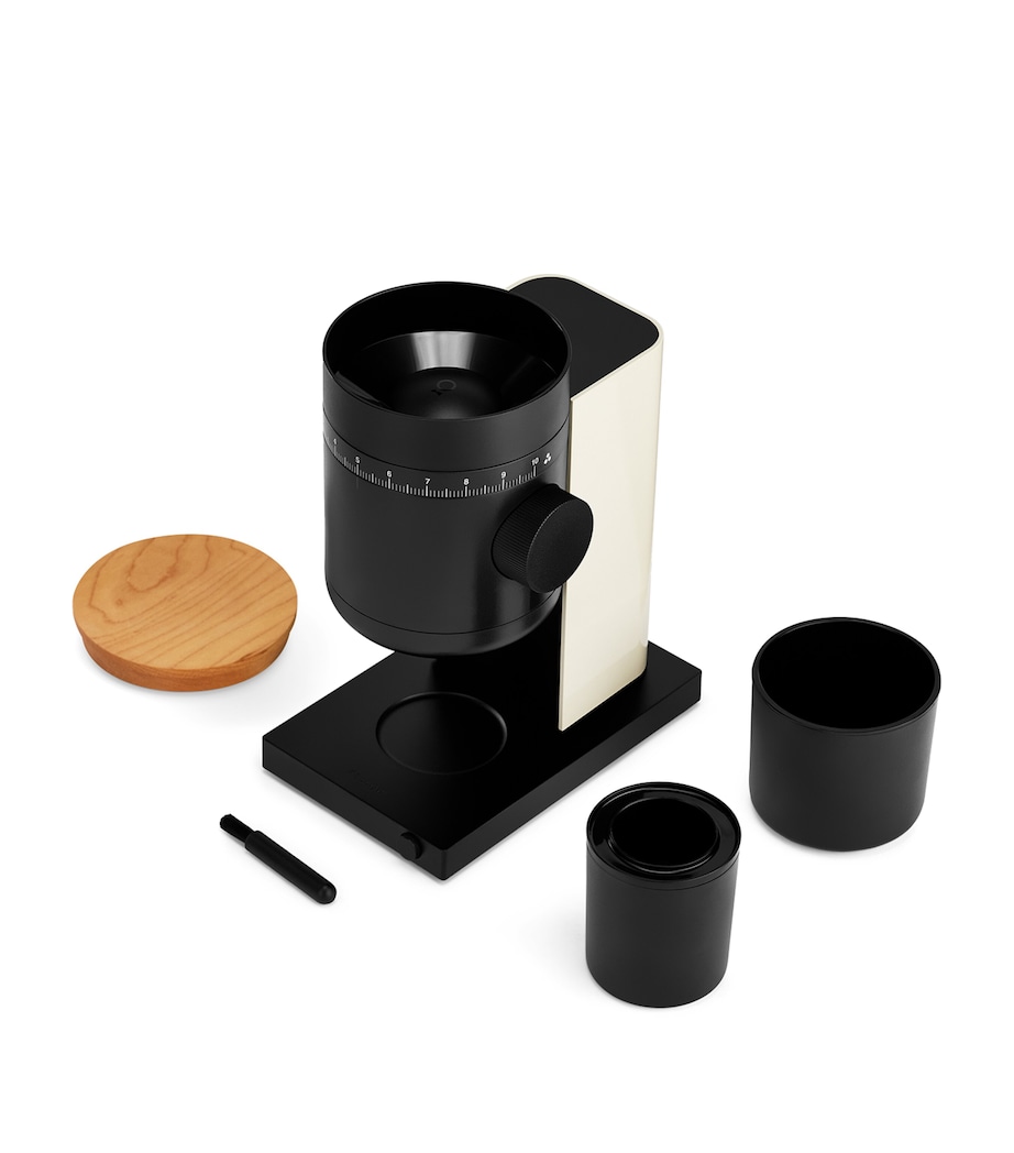 FELLOW Opus 2 Conical Burr Grinder Sesame With Maple Image 2