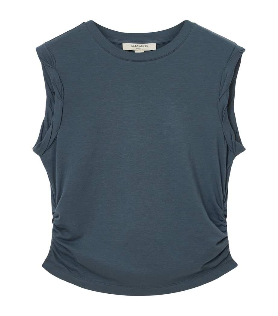 Ruched West Tank Top DARK SLATE BLUE Image 1