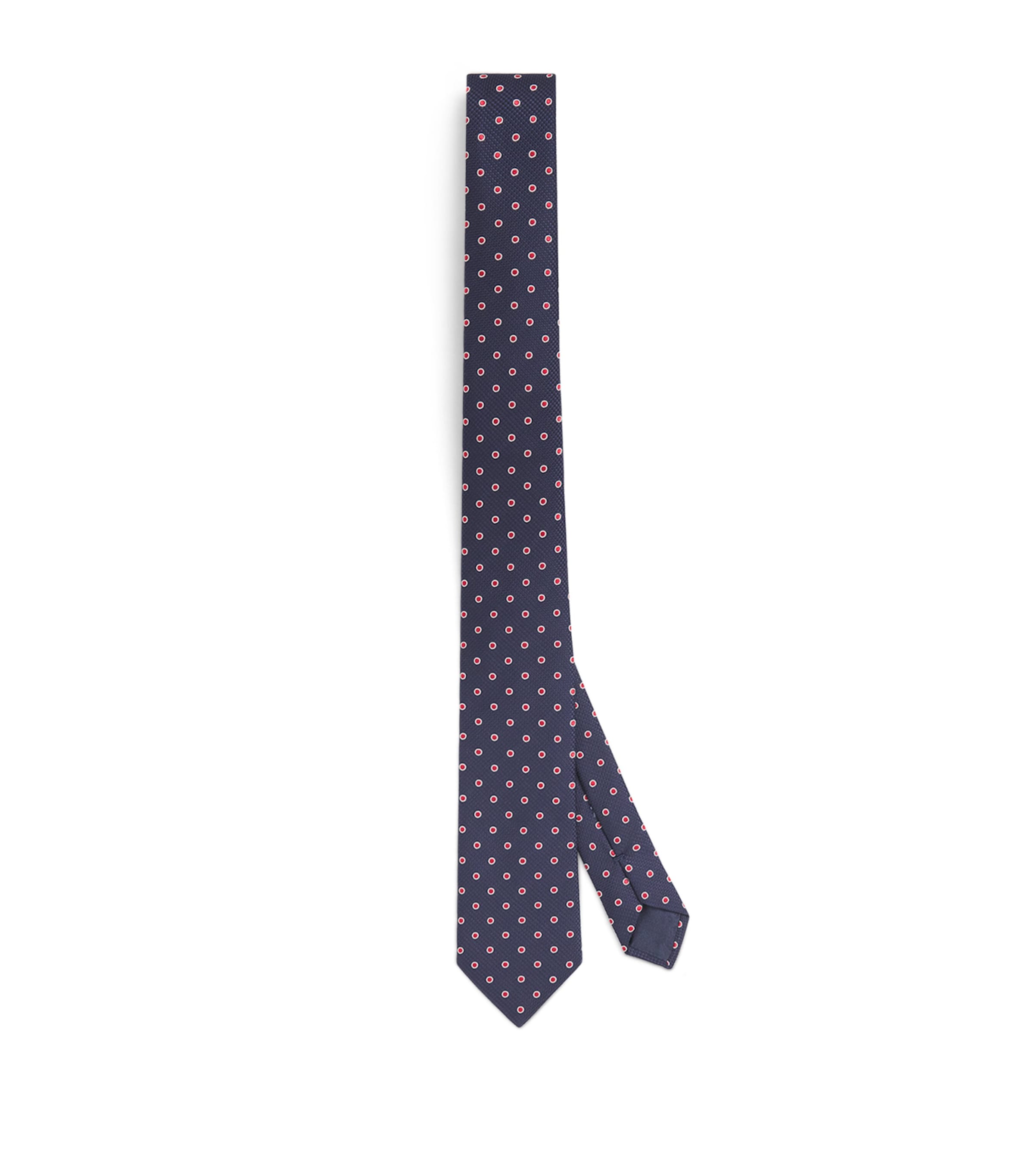 Giorgio Armani Silk Polka Dot Embroidery Tie | Men Accessories | Ties | Neckties | Silk Ties | Designers | Giorgio Armani | Partywear | Mens | Accessories