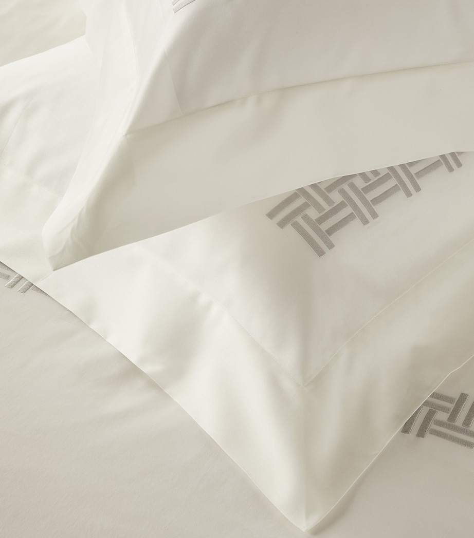 Basketweave Square Pillowcase (65cm x 65cm) BN57  MILKROCK Image 5